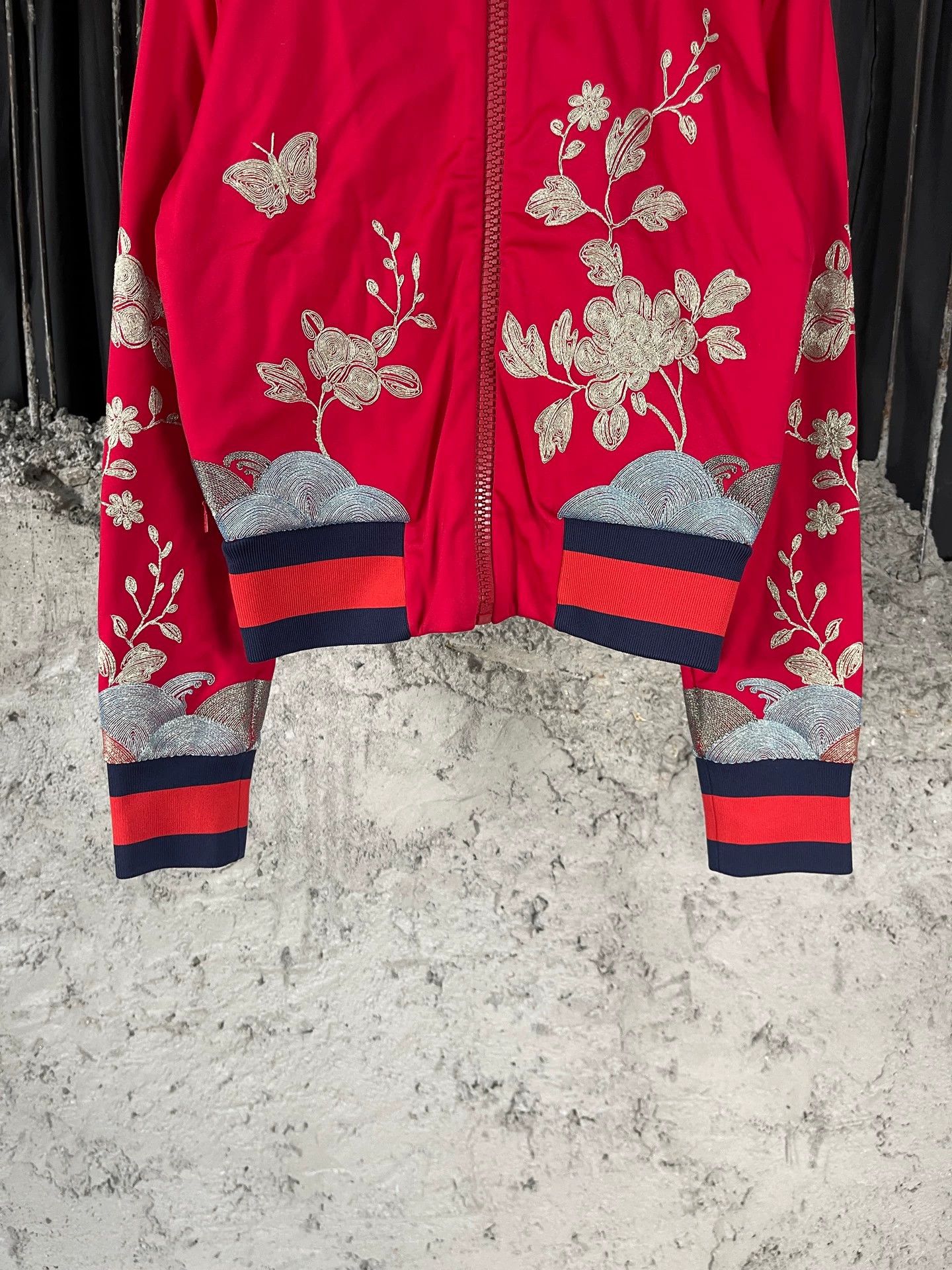 Gucci Gucci Embroidered Baseball Jacket Women's S (New) Size S / US 4 / IT 40 - 4 Thumbnail
