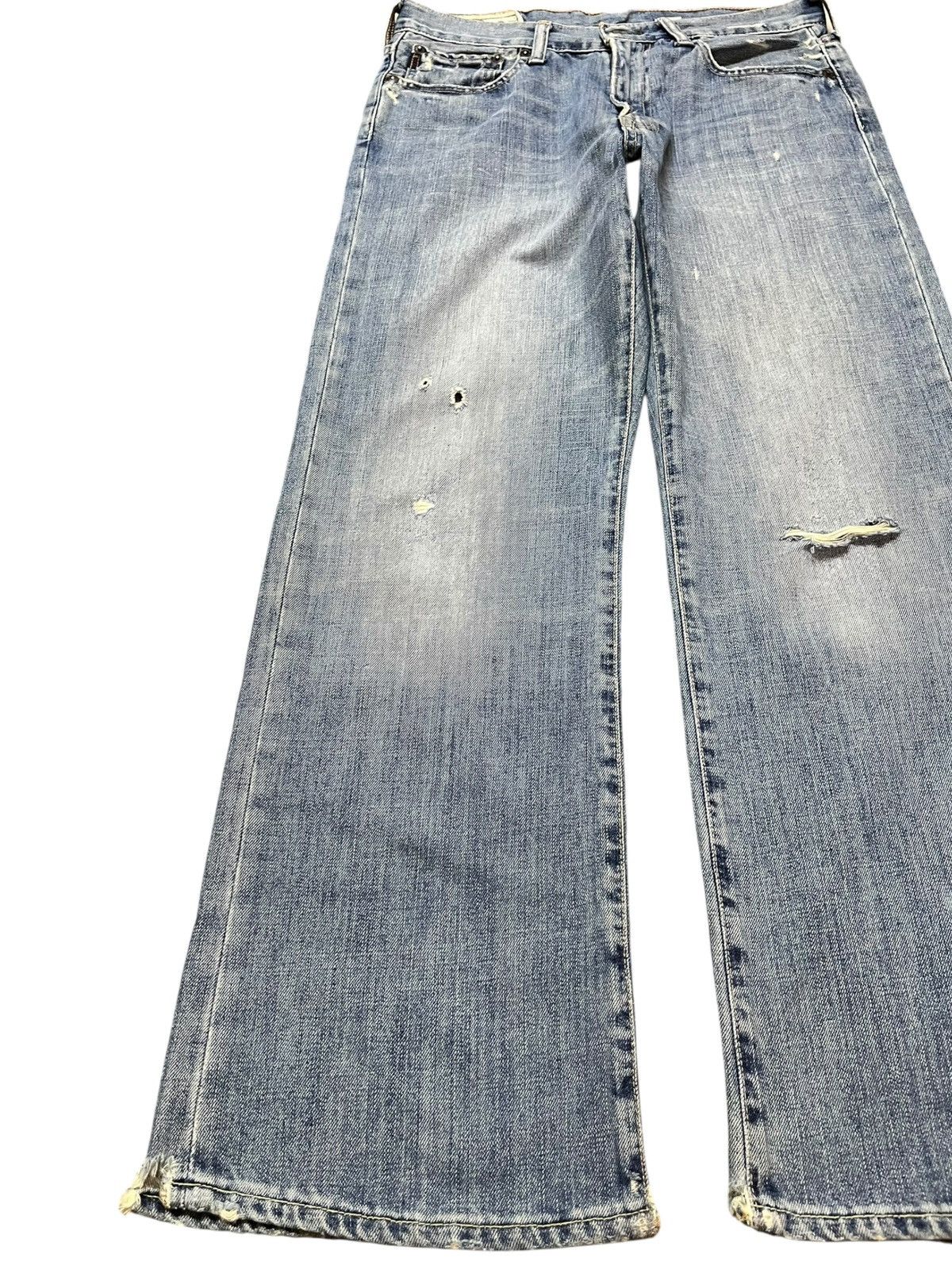 Abercrombie & Fitch Vintage Abercrombie&Fitch Faded Bootcut Denim Size US 31 - 3 Thumbnail
