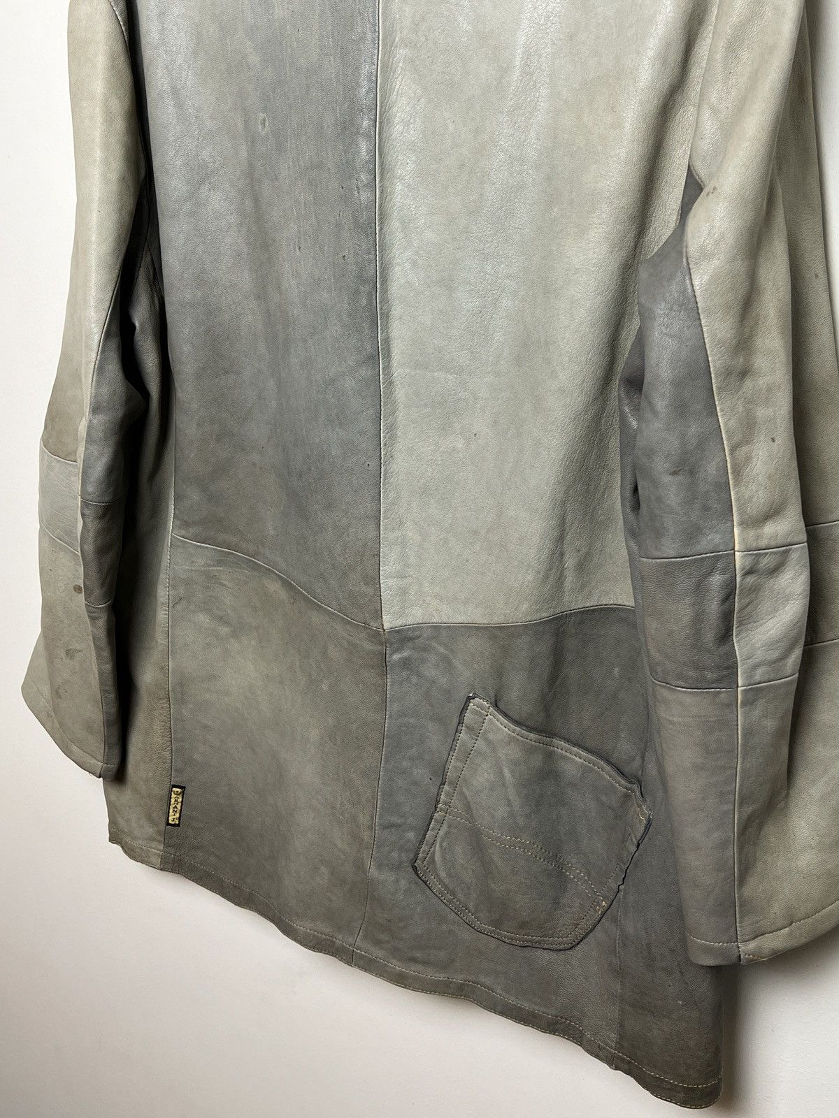 Giorgio Armani armani y2k patchwork leather jacket Size US M / EU 48-50 / 2 - 13 Thumbnail