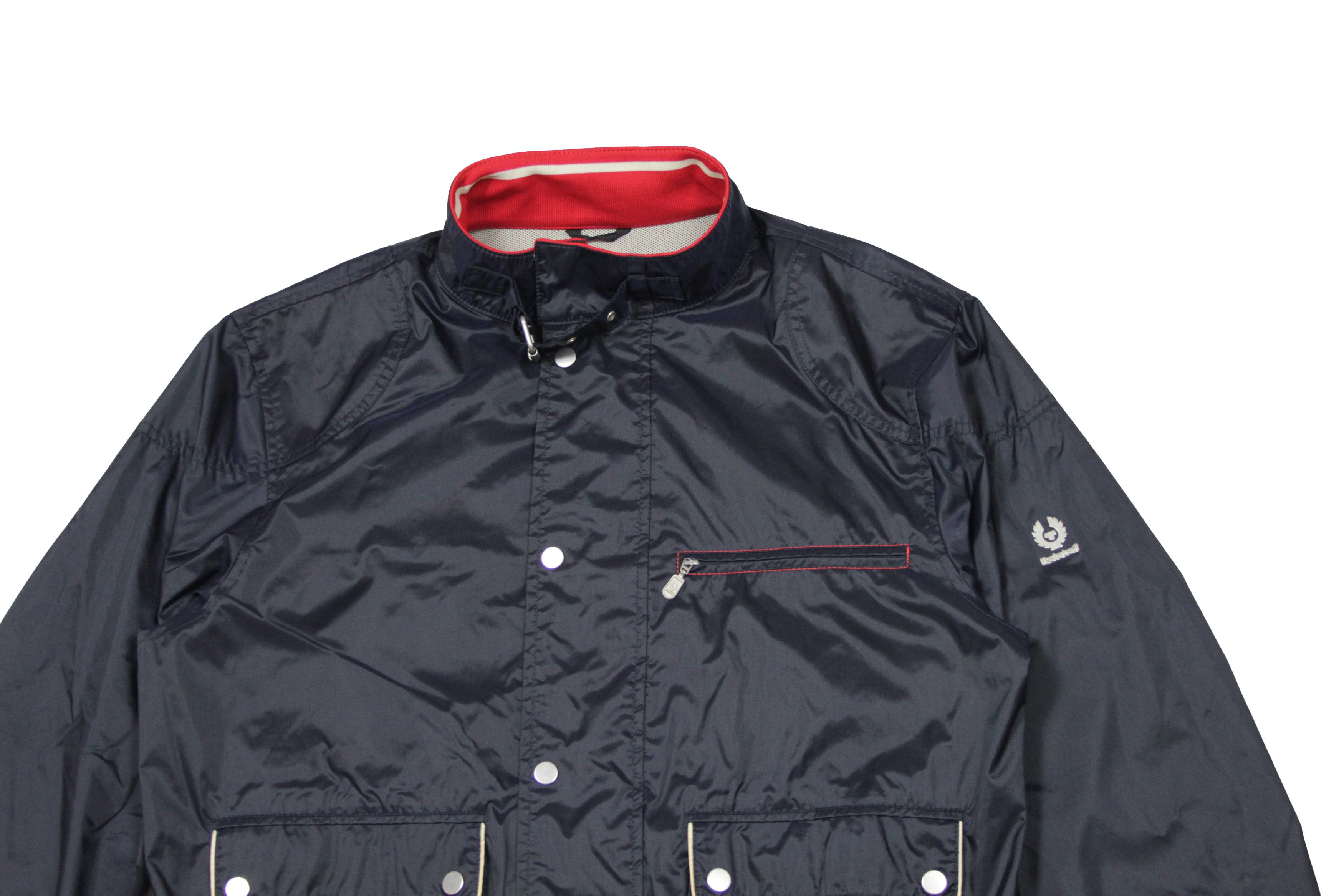 Belstaff Logo Silver Label Nylon Bomber Jacket Size US L / EU 52-54 / 3 - 3 Thumbnail