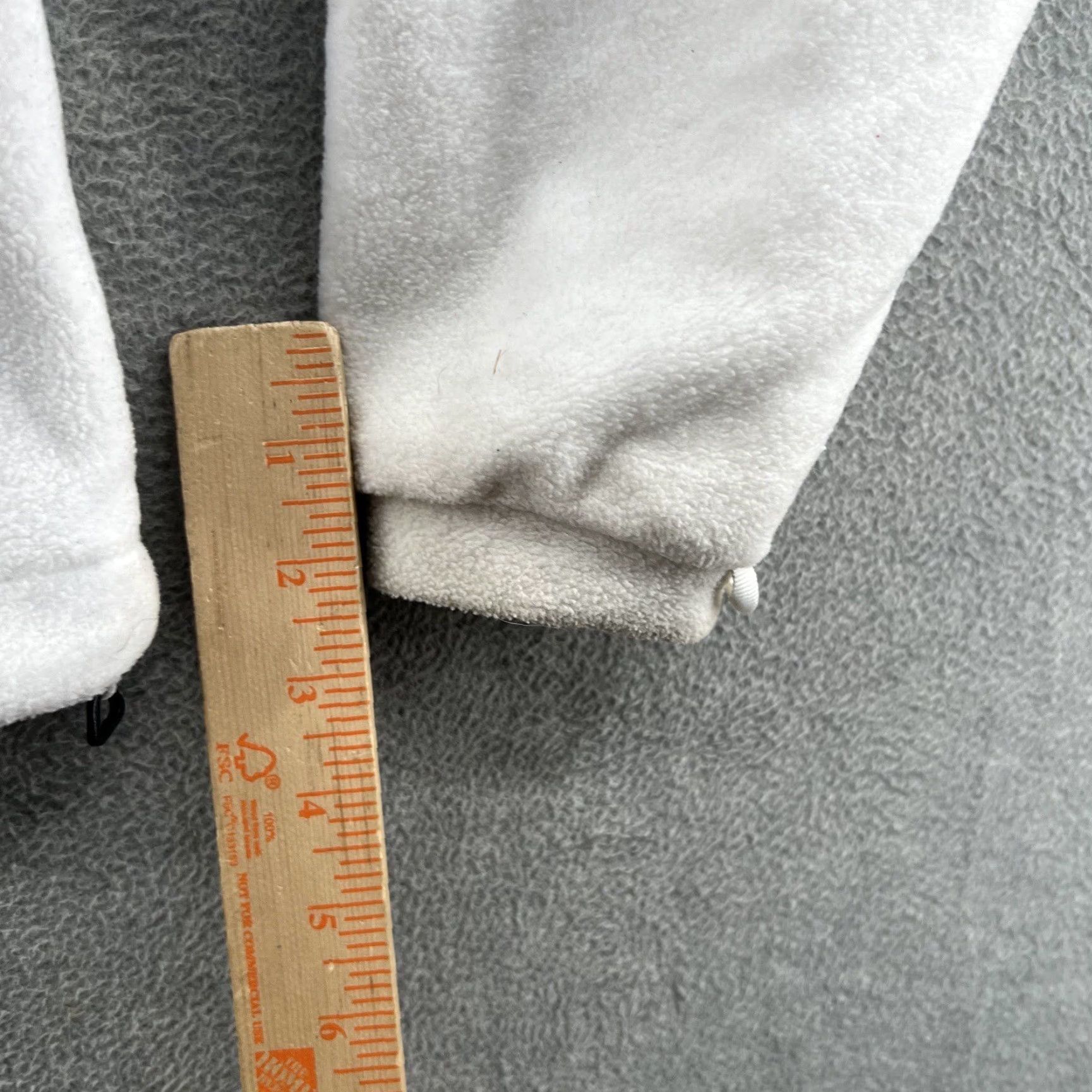 Vintage Columbia Jacket Womens M White Full Zip Fleece Basic Jacket Size M / US 6-8 / IT 42-44 - 7 Thumbnail