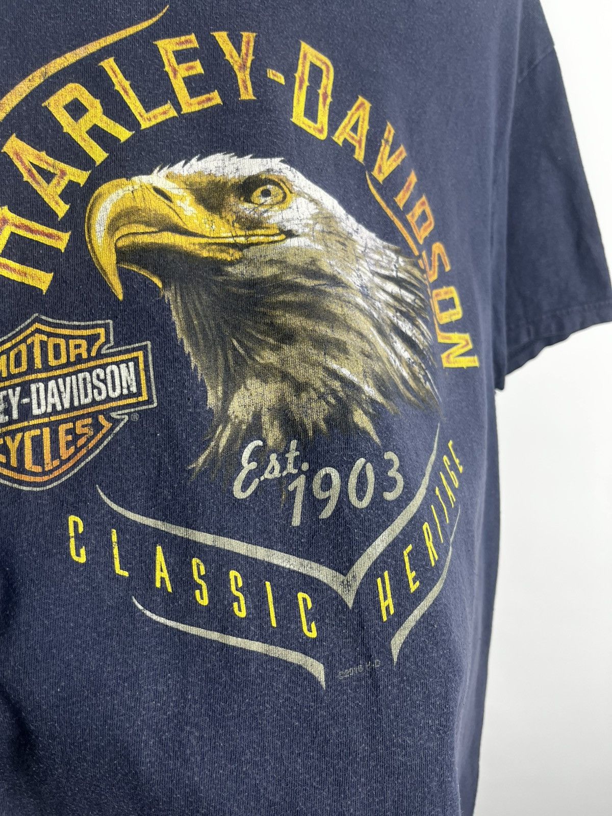 Harley Davidson Harley Davidson Orlando big logo t shirt size L Size US L / EU 52-54 / 3 - 4 Thumbnail