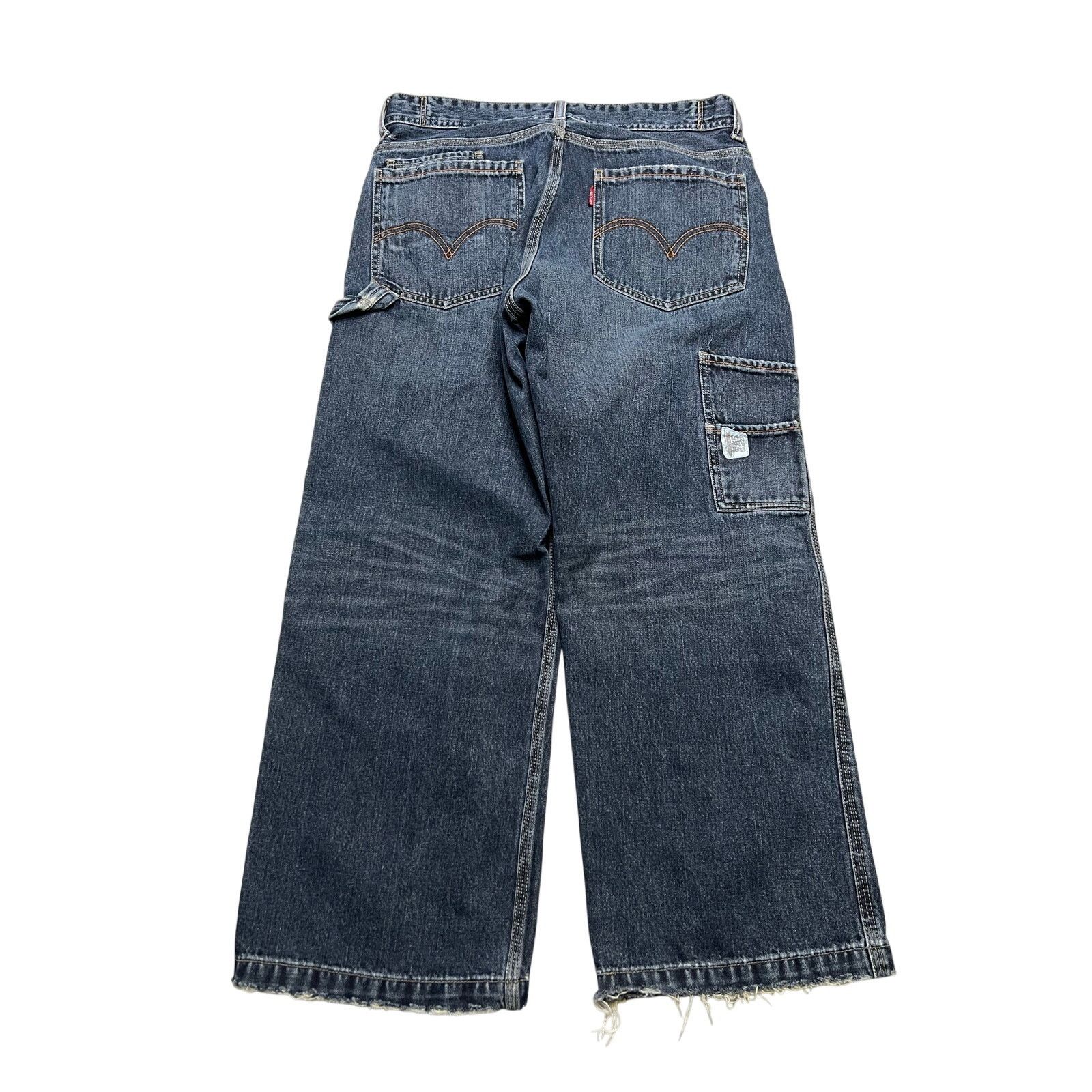 Levi's Vintage Levi’s Carpenter Jeans W32 Vintage Y2K Cropped Wide Size US 32 / EU 48 - 2 Thumbnail