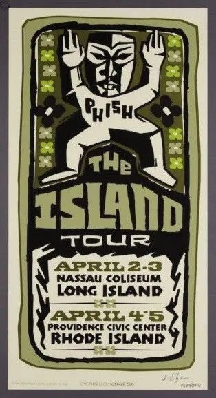 Band Tees × Designer × Vintage Vintage 2005 PHISH The Island Tour Artwork by Dan Sharp Size US S / EU 44-46 / 1 - 2 Thumbnail