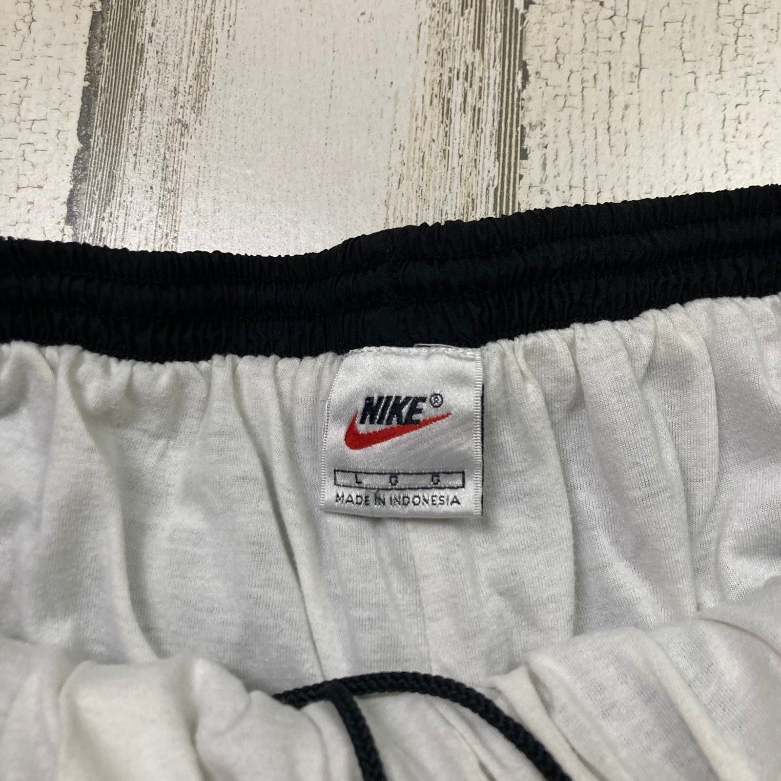 Nike × Vintage Vintage 90s Nike Track Pant Black Joggers Size 36 - 3 Thumbnail