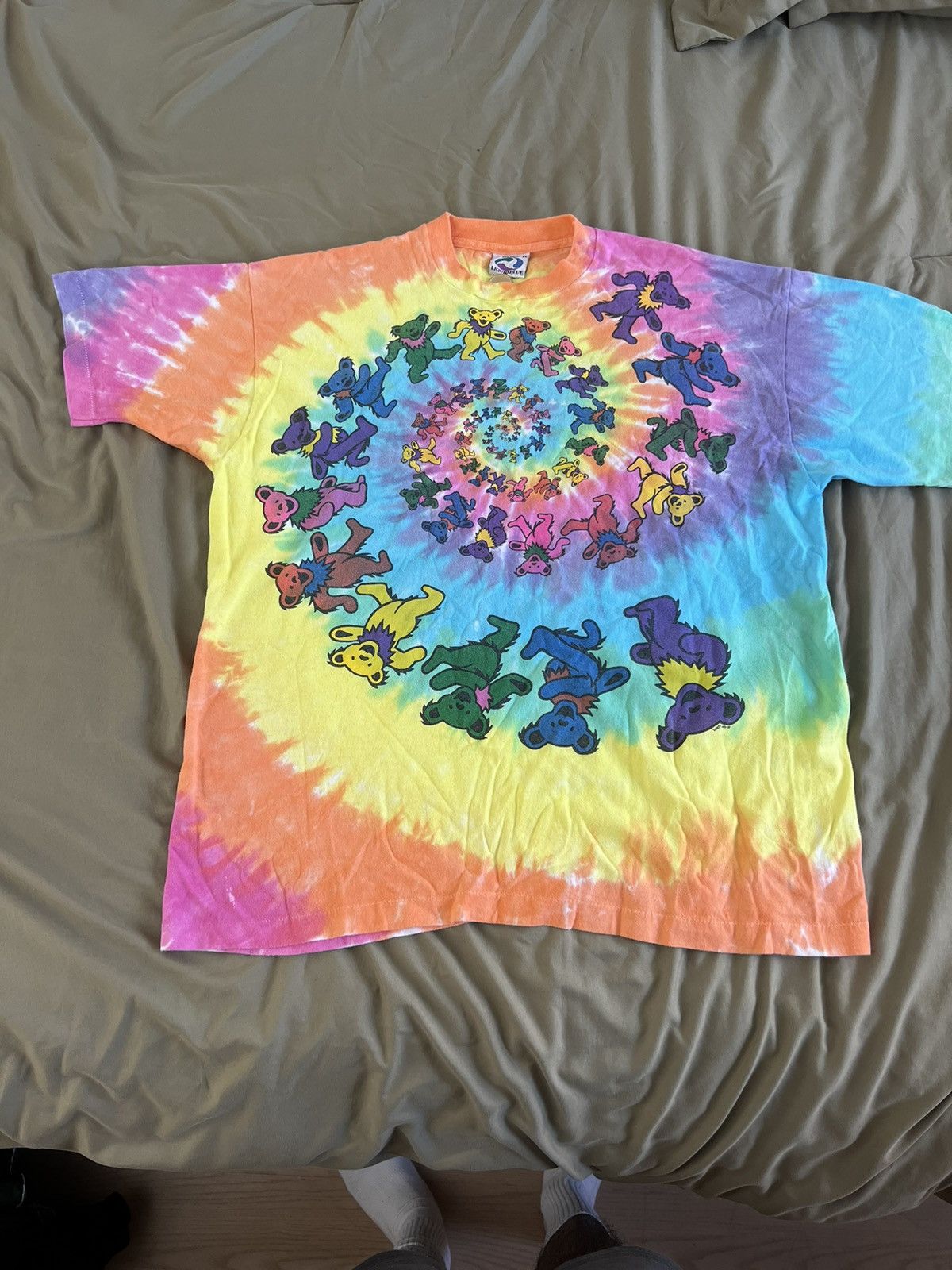 Liquid Blue 1989 Grateful Dead Circle Bear Tee Size US XL / EU 56 / 4 - 1 Thumbnail
