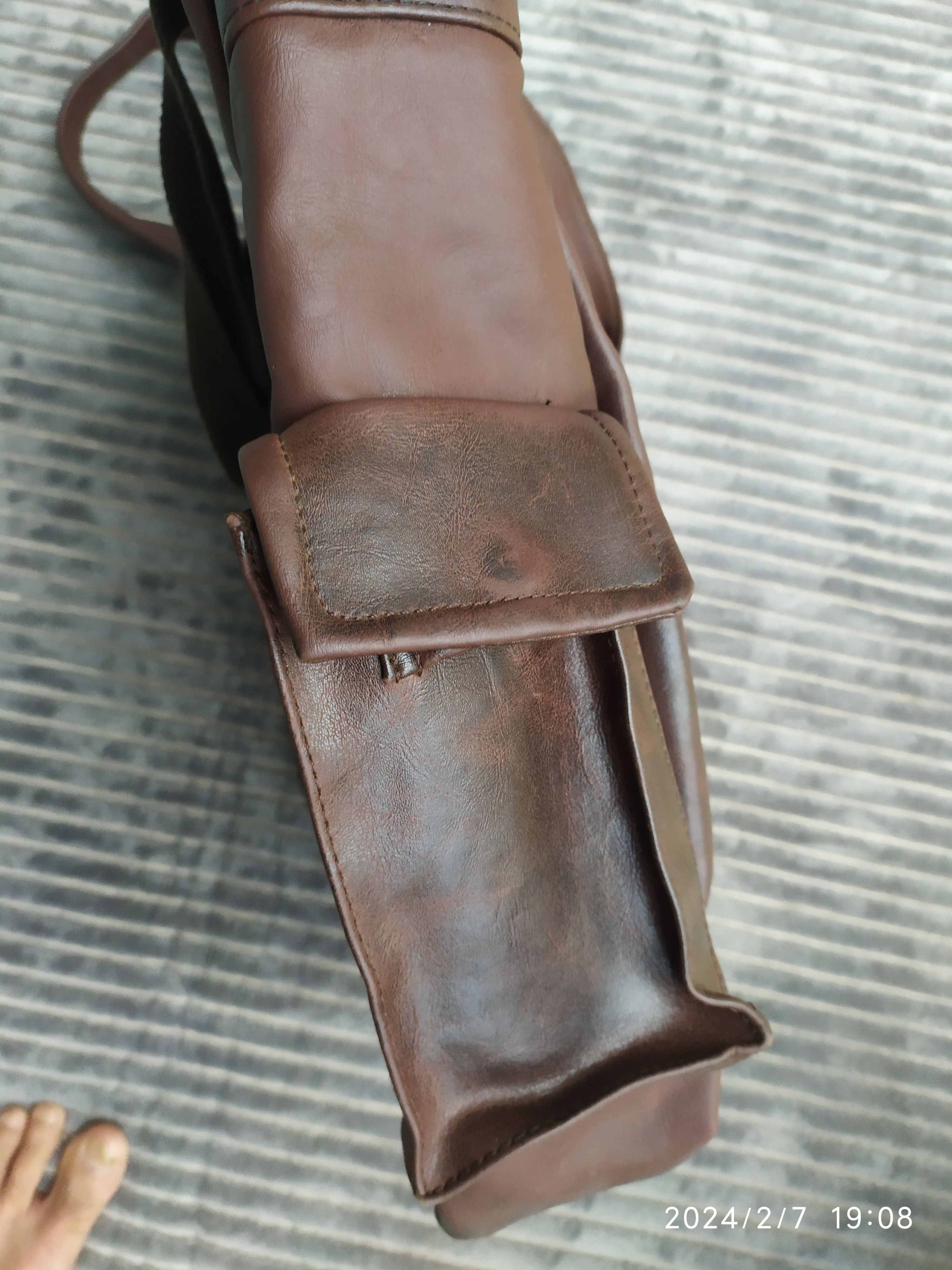 If Six Was Nine × Japanese Brand × Leather Vintage Japanese brand Leather Bag Size ONE SIZE - 9 Thumbnail