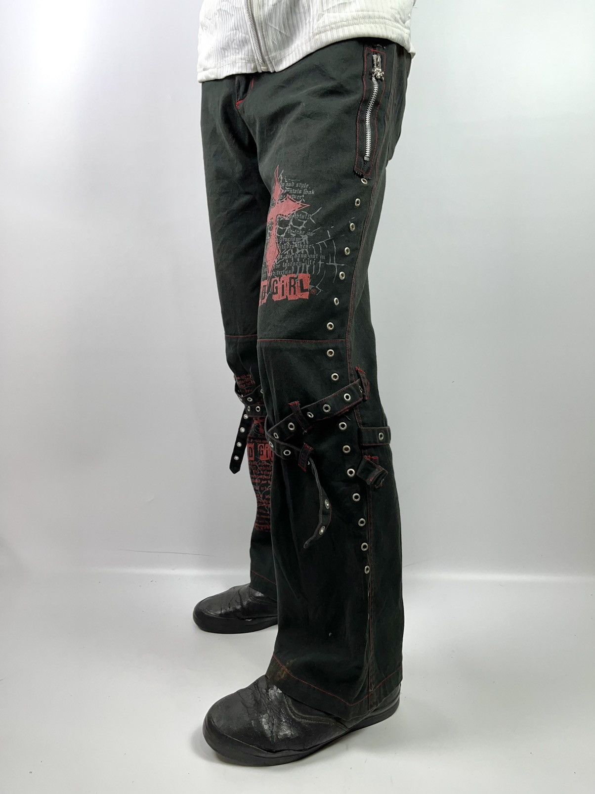 Hysteric Glamour × If Six Was Nine × Japanese Brand Japanese vintage Flared Mad Punk gothic Size US 30 / EU 46 - 16 Thumbnail