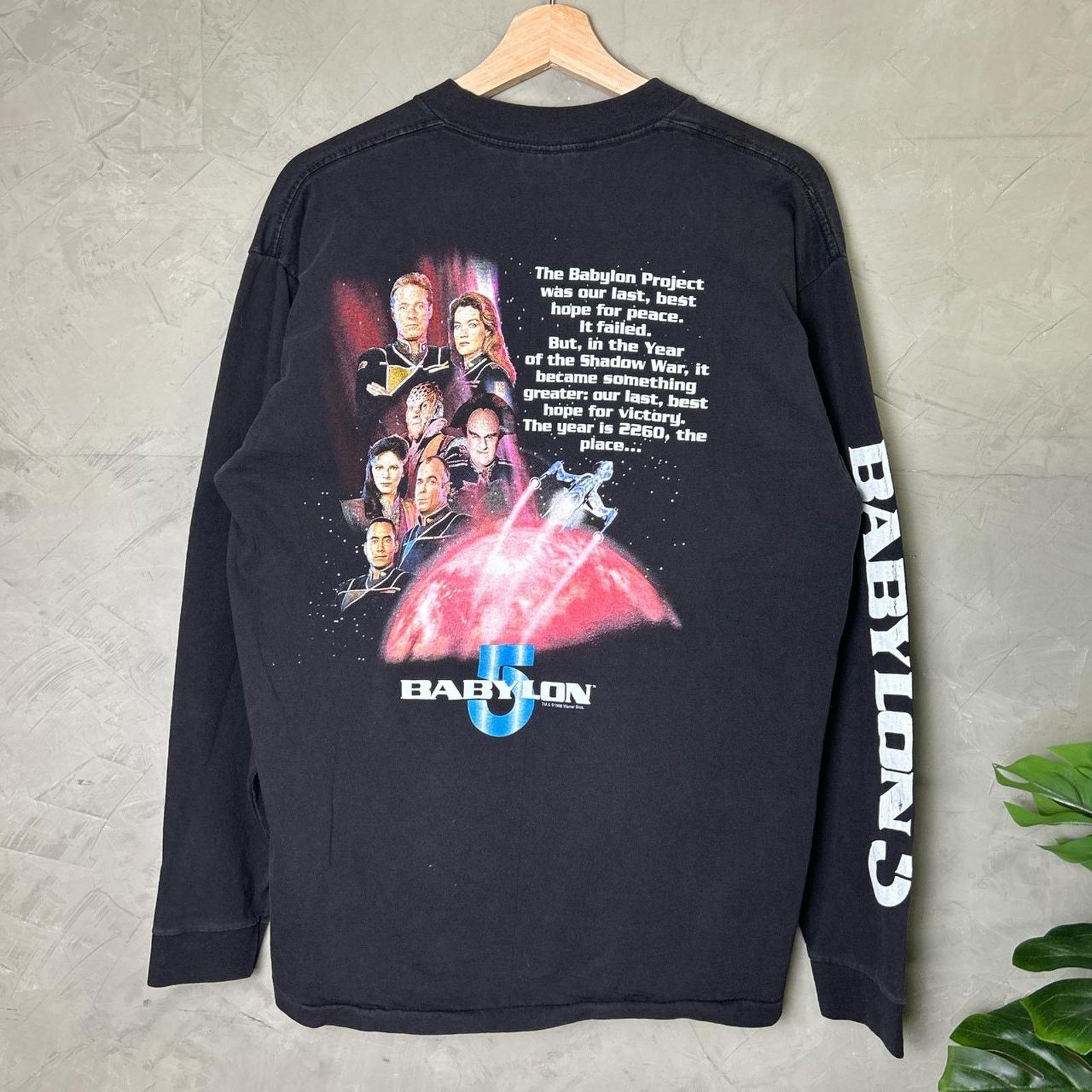 Fashion Victim Fashion Victim Babylon 5 Large 1998 Long Sleeve Promo Shirt Size US L / EU 52-54 / 3 - 1 Thumbnail