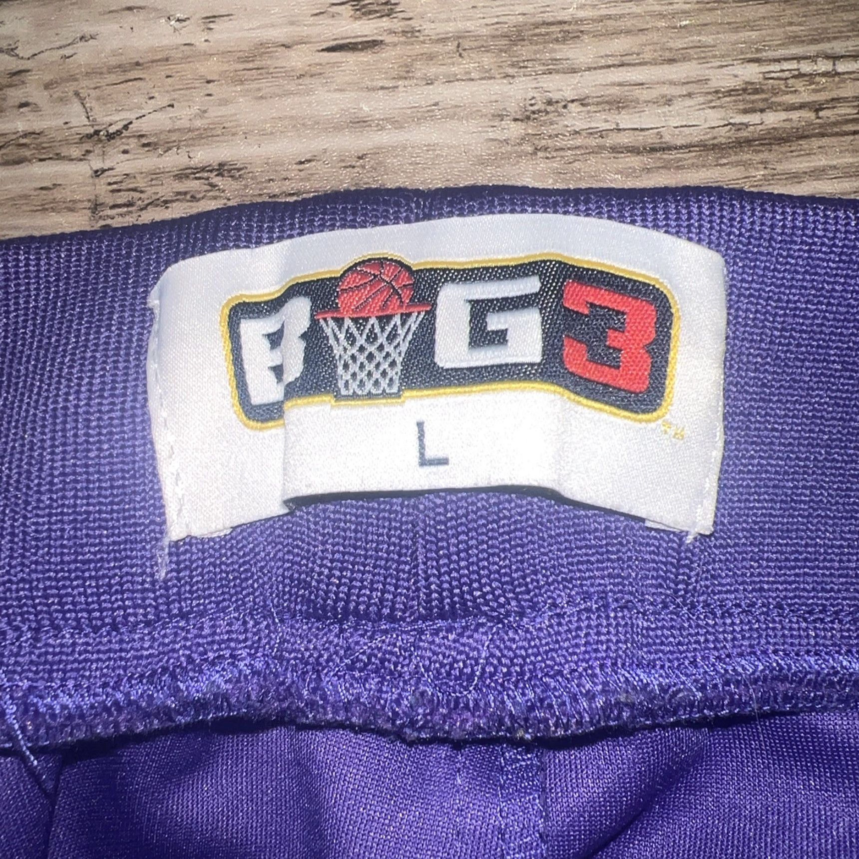 Vintage VINTAGE Big 3 Sweatpants Mens L Purple Striped Activewear Pants Size US 33 - 5 Thumbnail