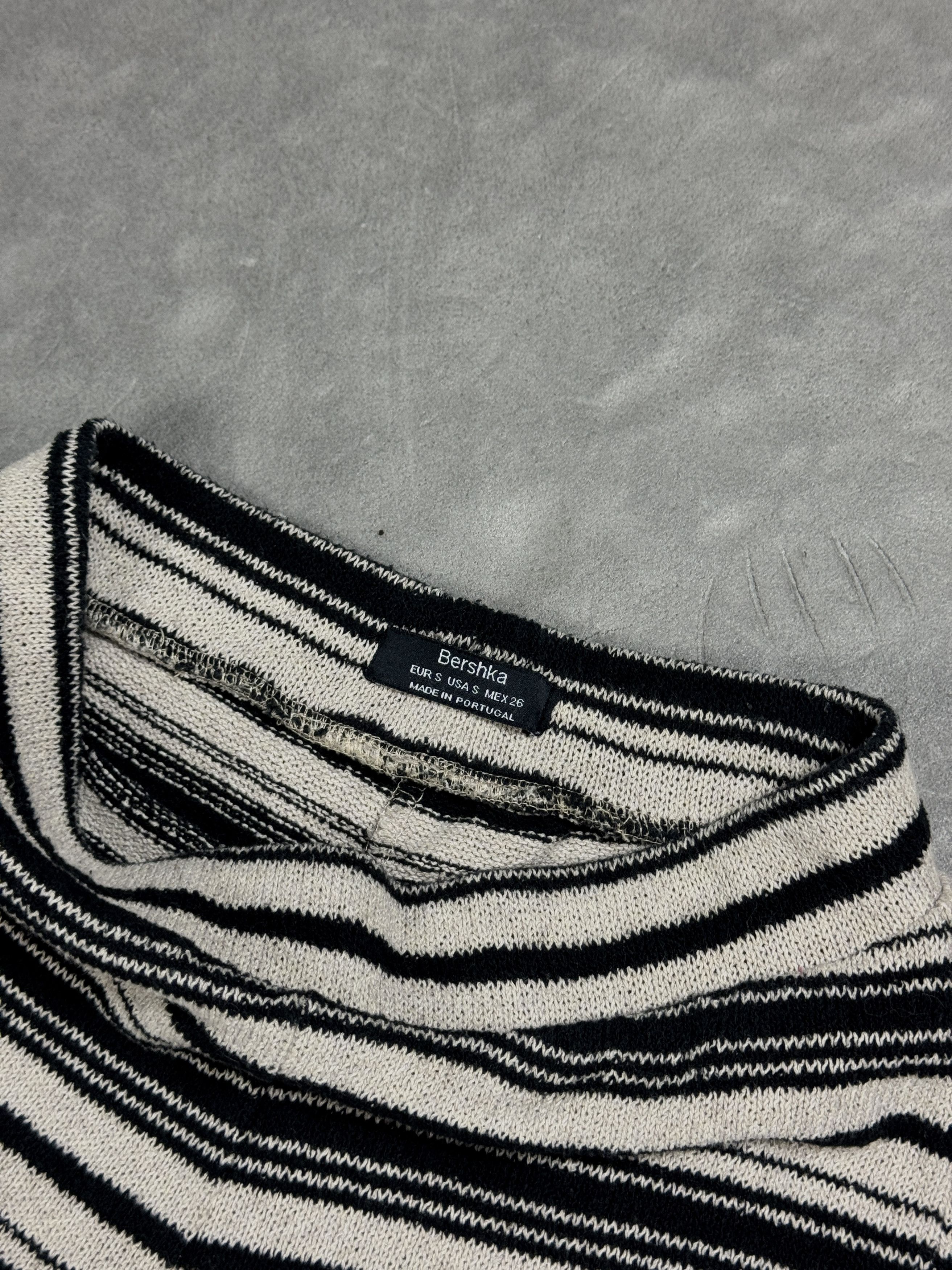 Bershka Bershka knit cozy pants striped summer home basic Size 27" / US 4 / IT 40 - 7 Thumbnail