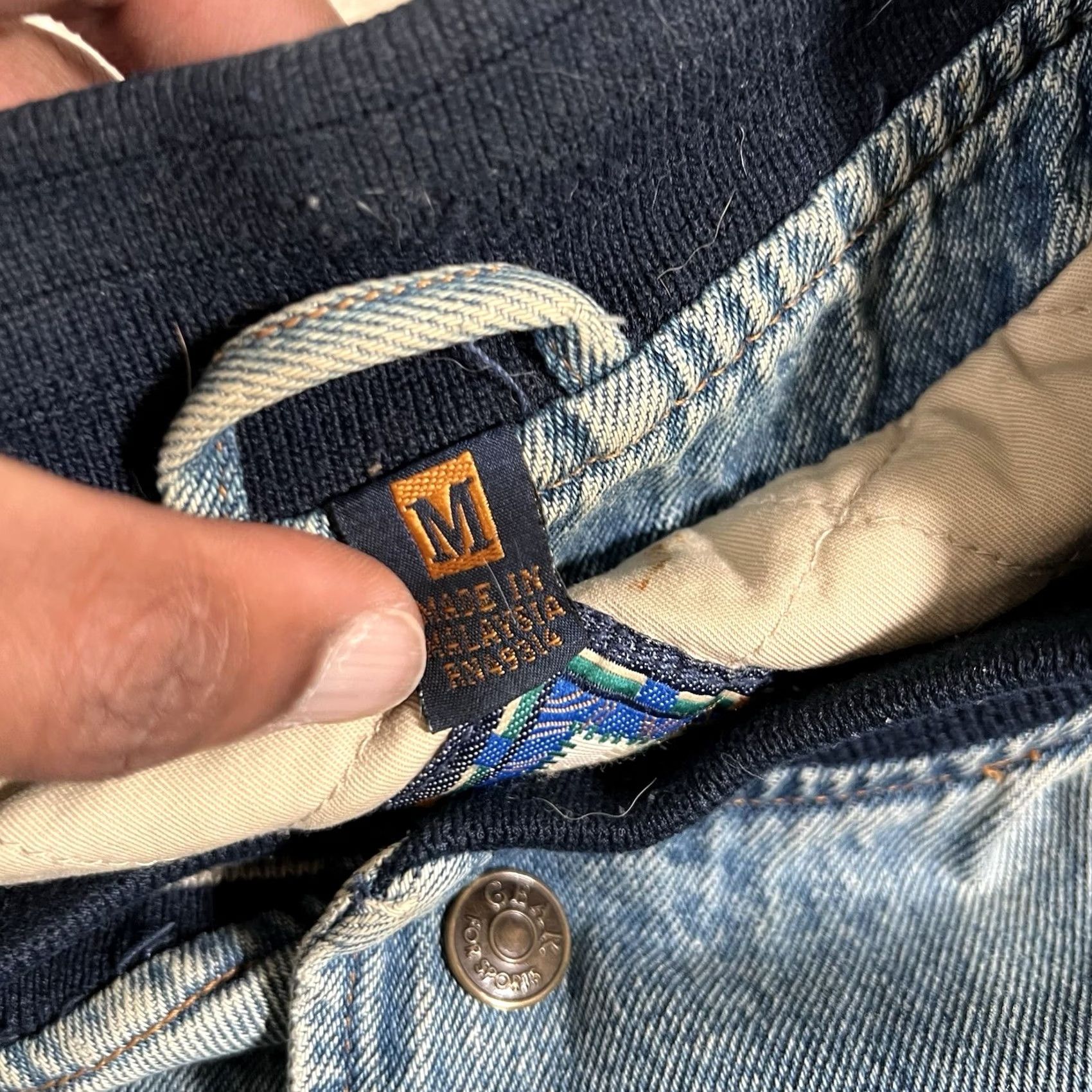 Denime VINTAGE GEAR FOR SPORTS Denim Quilted Bomber Jacket Men’s M Blue Size US M / EU 48-50 / 2 - 6 Thumbnail