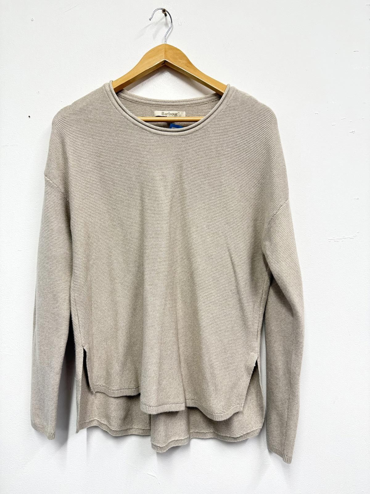 Barbour Barbour Beige Knit Sweater Size UK 8 Size S / US 4 / IT 40 - 1 Thumbnail