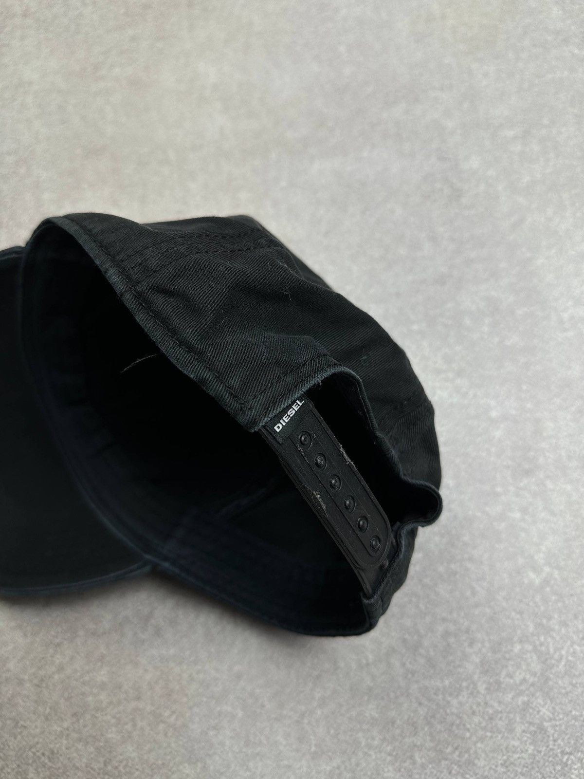 Diesel Vintage Diesel Spellout Embroidery Grunge Cap Os Size ONE SIZE - 5 Thumbnail