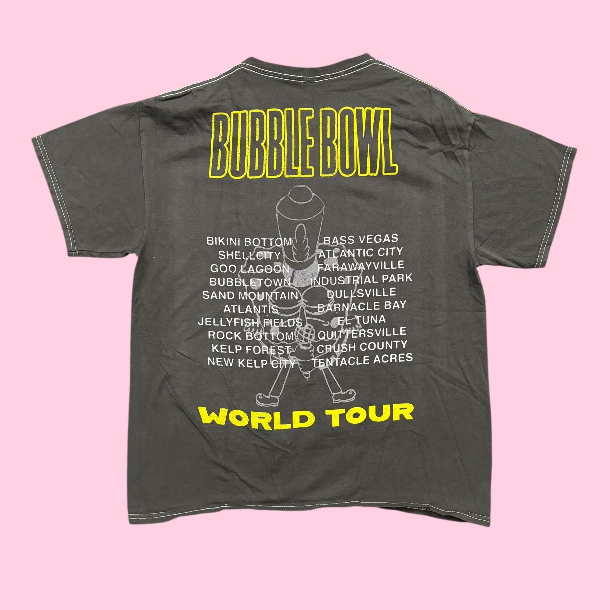 Nickelodeon SpongeBob SquarePants Bubble Bowl World Tour Tee L Size US L / EU 52-54 / 3 - 3 Thumbnail