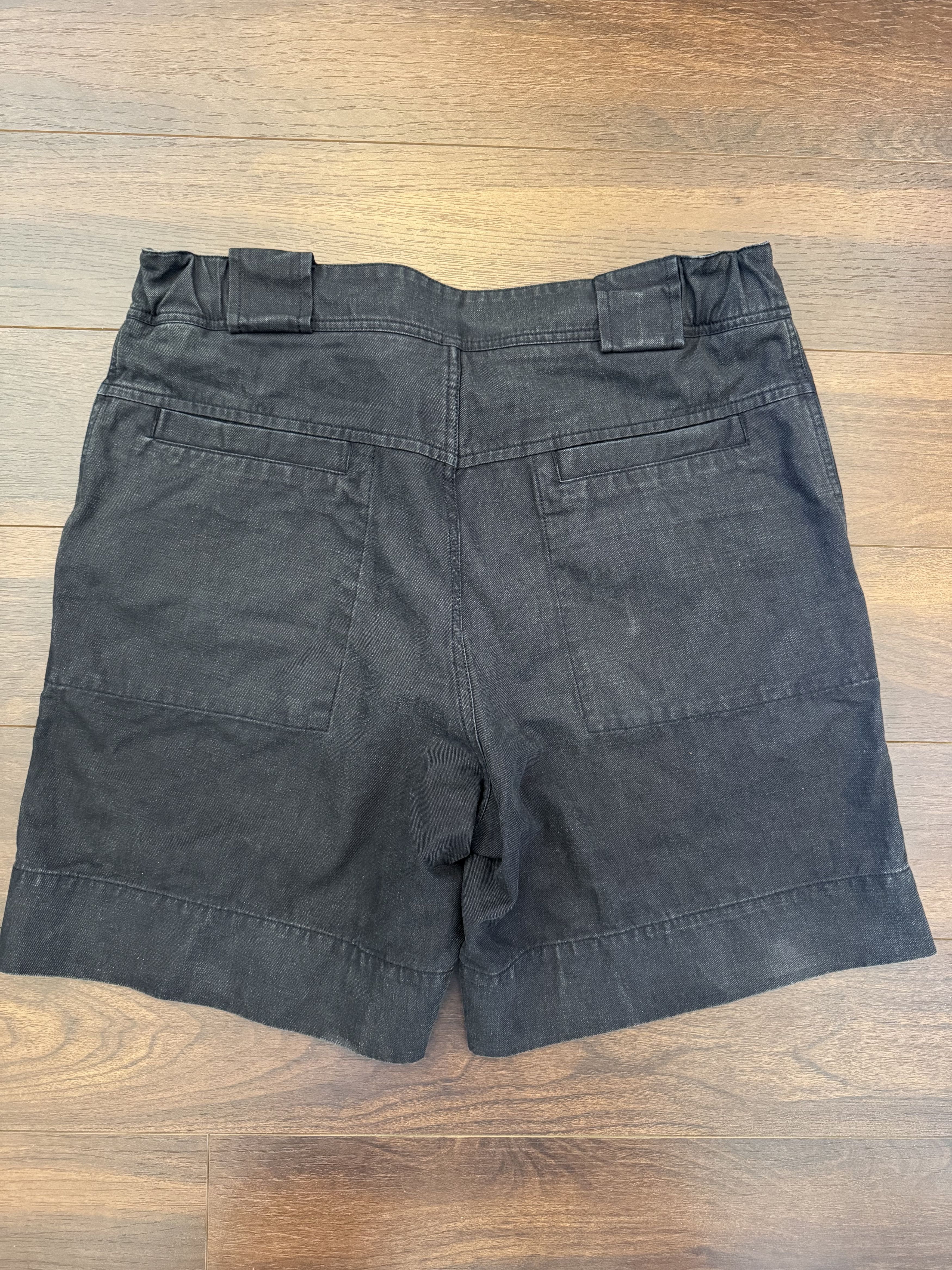 Margaret Howell MHL. Sport Shorts Irregular Cotton – Navy (XL) Size US 36 / EU 52 - 3 Thumbnail