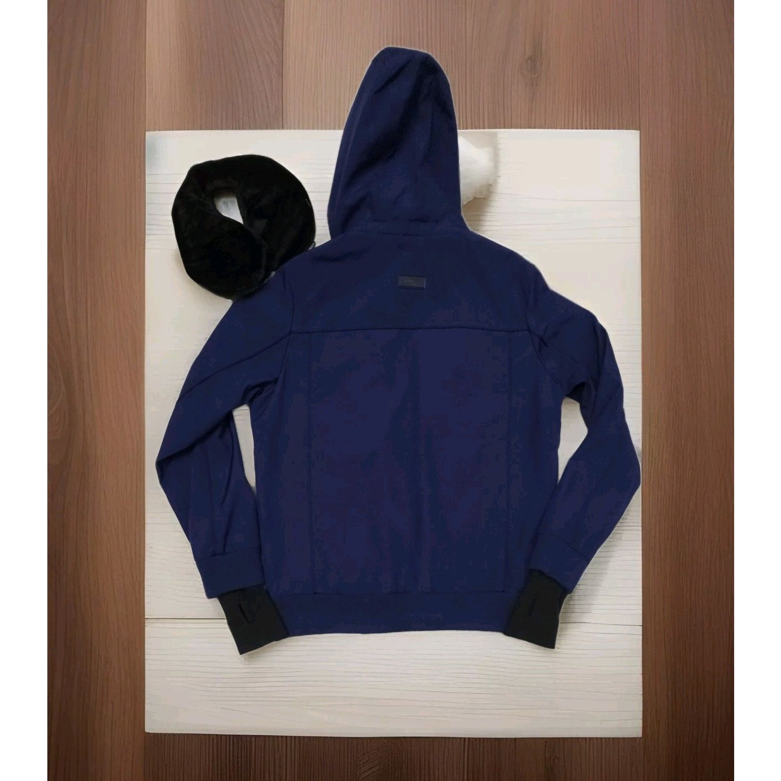 Other BAUBAX Full Zip Hooded Travel Bomber Jacket Hoodie Blue L Size US L / EU 52-54 / 3 - 6 Thumbnail