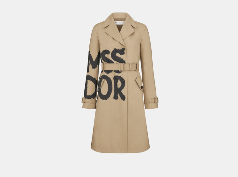 Dior o1w1db11225 457M15 Coat in Beige Size M / US 6-8 / IT 42-44 - 1 Thumbnail