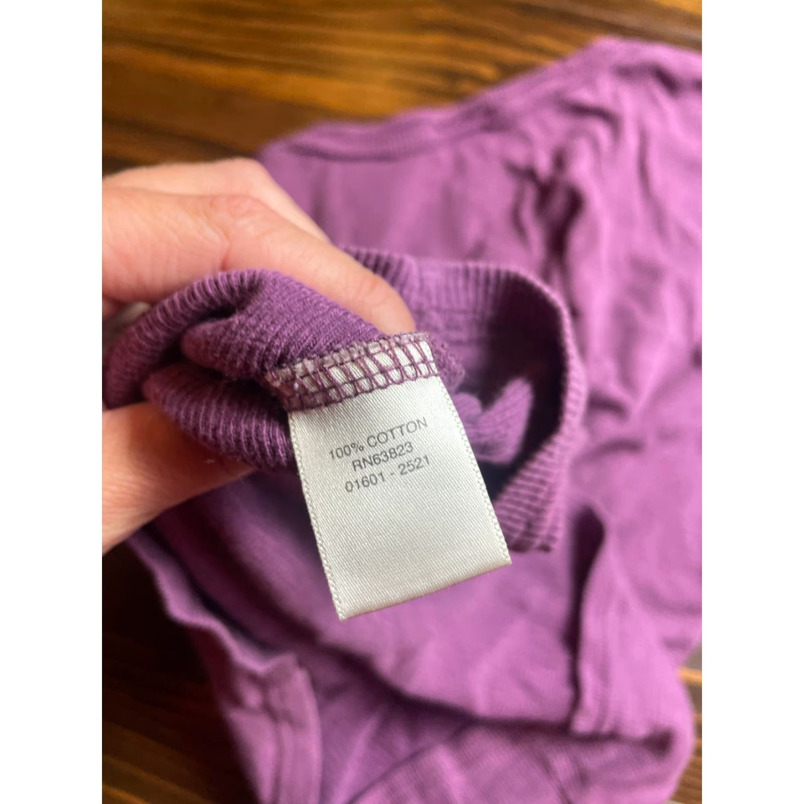 Vintage Christopher & Banks Shirt Women's Medium Purple Tee Short Sleeve T-Shirt Casual Modern Basics Size M / US 6-8 / IT 42-44 - 7 Thumbnail