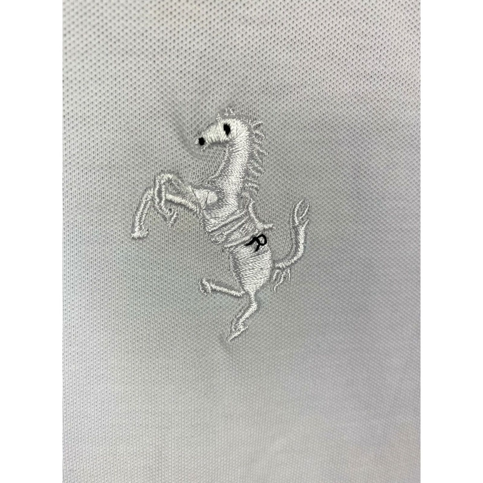 Vintage Rivelli polo shirt XXL Slim Fit Chinlon Embroidered logo Eagle Horse NWT 0 Size US XXL / EU 58 / 5 - 3 Thumbnail