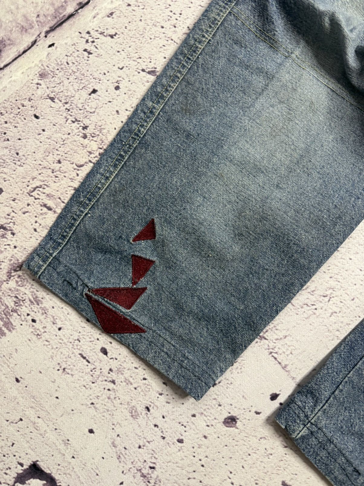 Quiksilver Mens Vintage Jeans Quiksilver Size 34 Surf Style y2k Size US 34 / EU 50 - 2 Thumbnail