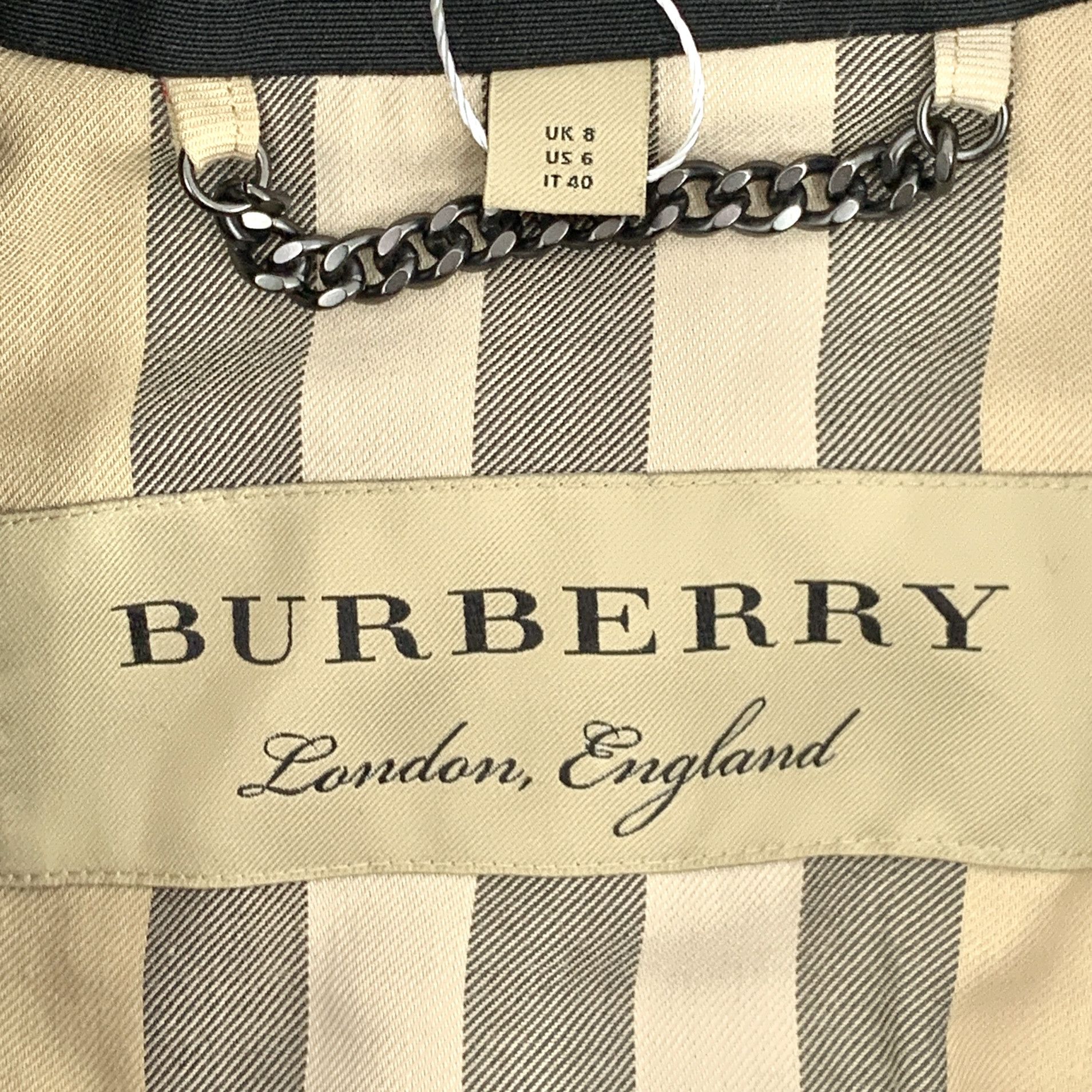 Burberry Burberry Belted Double-Breasted Trench Coat Black (40) Size S / US 4 / IT 40 - 5 Thumbnail