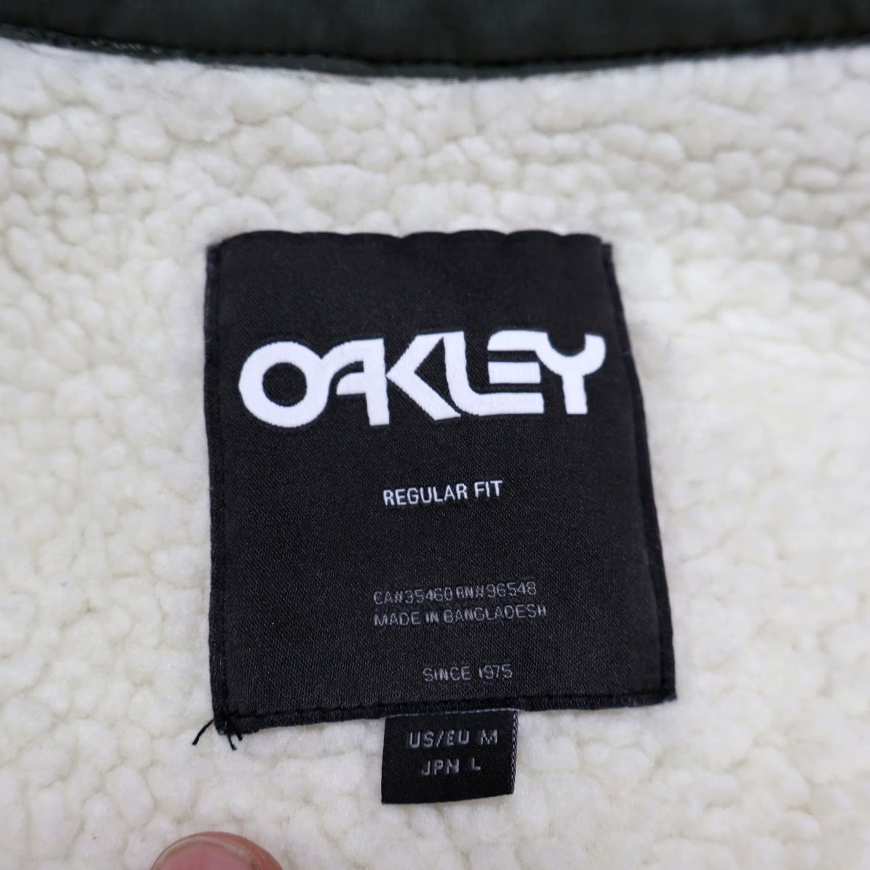 Oakley Oakley Jacket Mens M Green Quilted Sherpa Lined Regular Fit Snap Outdoor Summer? Size US M / EU 48-50 / 2 - 7 Thumbnail