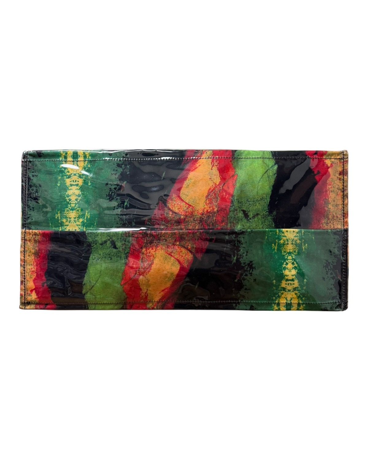 Jean Paul Gaultier JEAN PAUL GAULTIER S/S 2000 Psychedelic Face Print PVC Bag Size ONE SIZE - 4 Thumbnail
