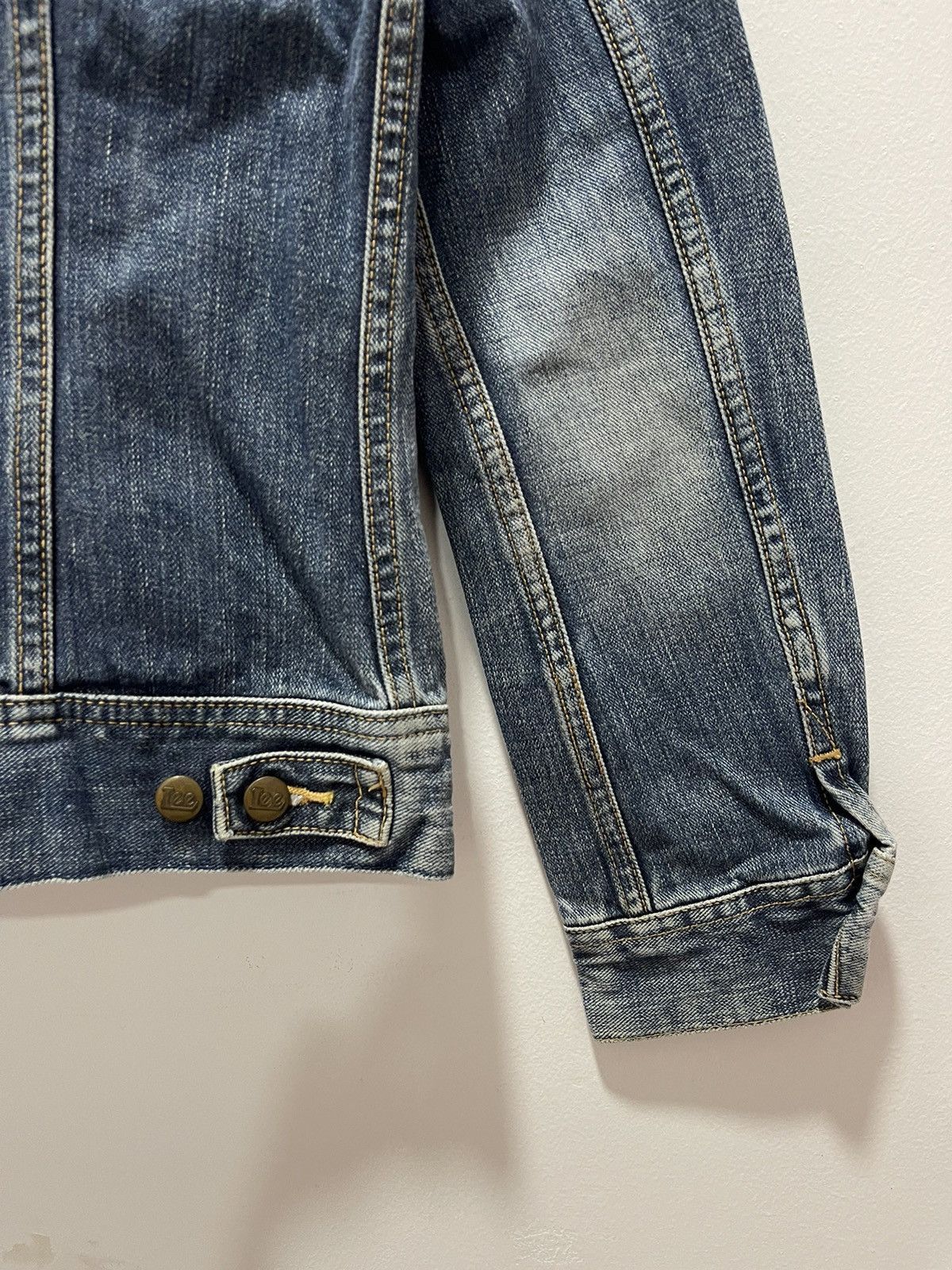 Lee × Vintage LEE RIDER LADY DISTRESSED DENIM JEANS Size XS / US 0-2 / IT 36-38 - 8 Thumbnail