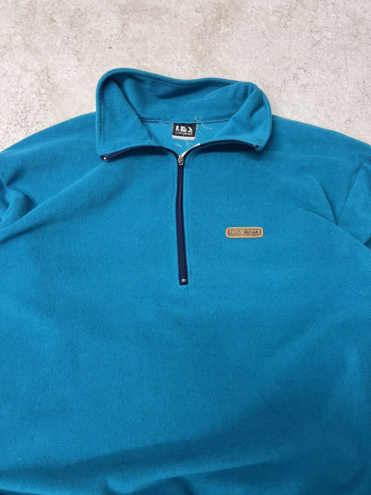 Vintage Vintage teal louis garneau fleece jacket Size US M / EU 48-50 / 2 - 1 Thumbnail