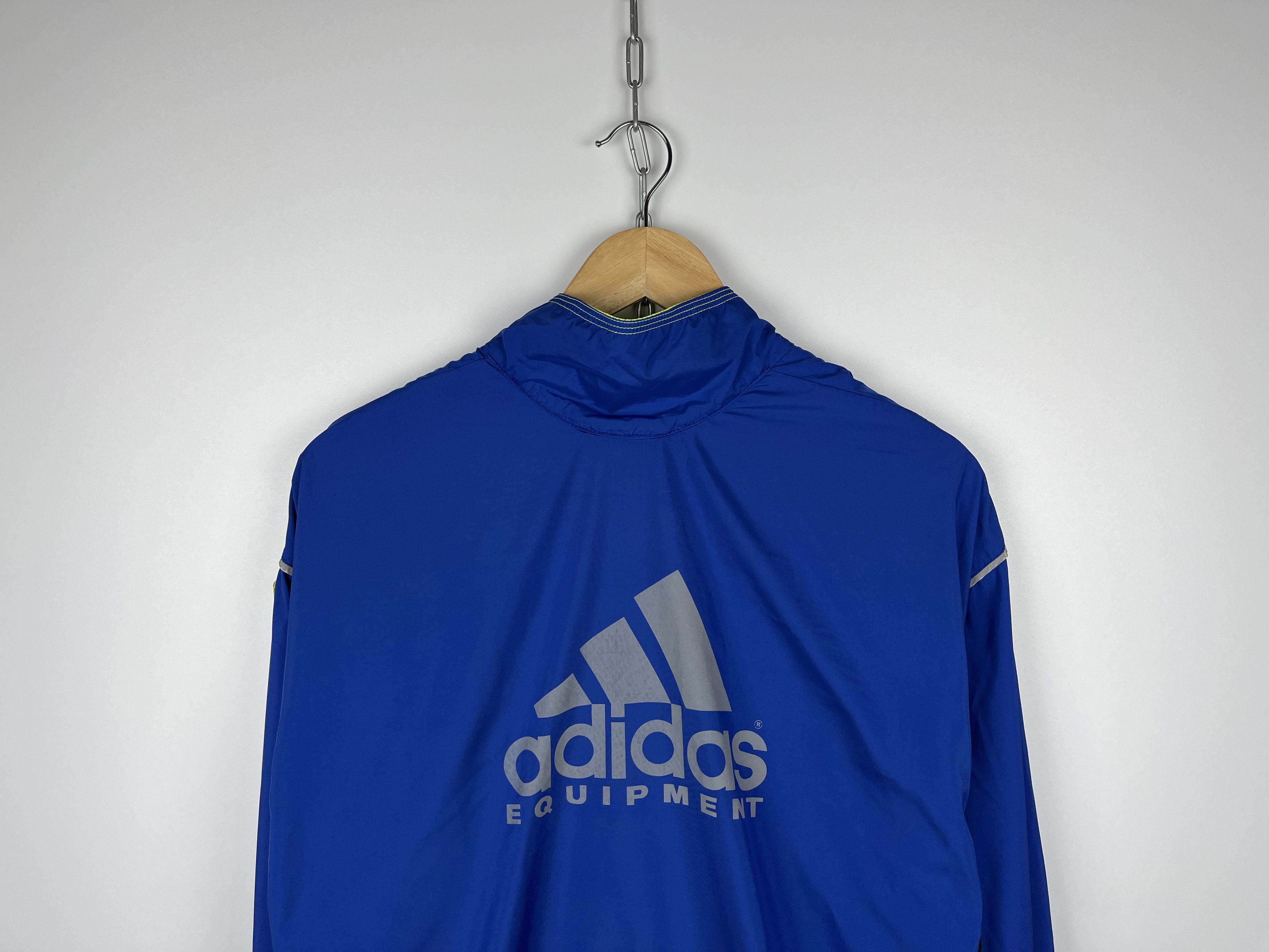 Adidas 90's Adidas Equipment Vintage Big Logo Back Light Jacket Size US M / EU 48-50 / 2 - 13 Thumbnail