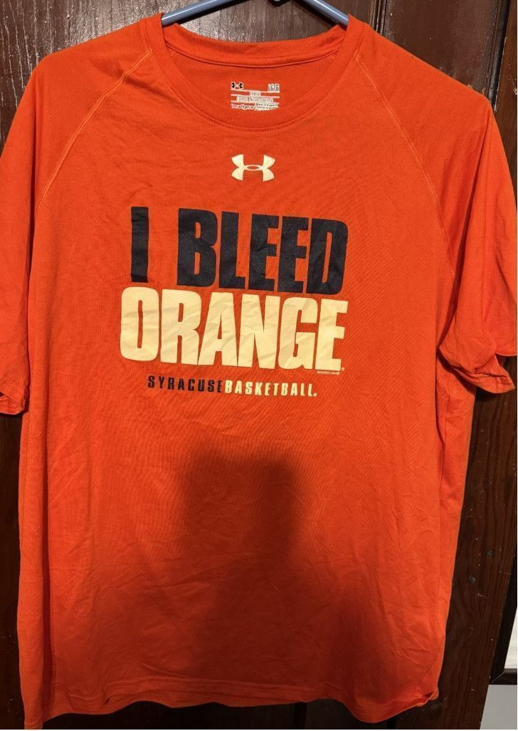 Under Armour Syracuse Orangemen Under Armour Logo Tee Men's L Orange Size US L / EU 52-54 / 3 - 1 Thumbnail