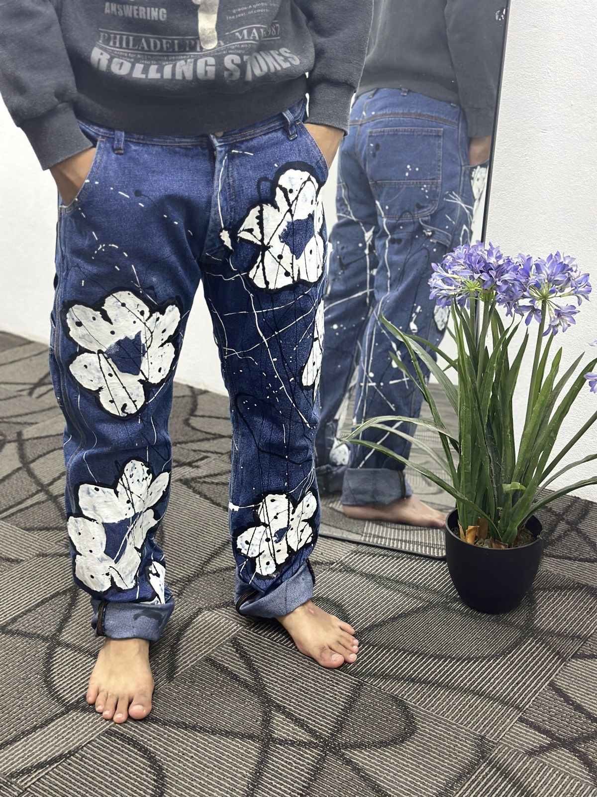 Other Hype🔥Art Work Key Carpenter Denim Size US 36 / EU 52 - 1 Thumbnail
