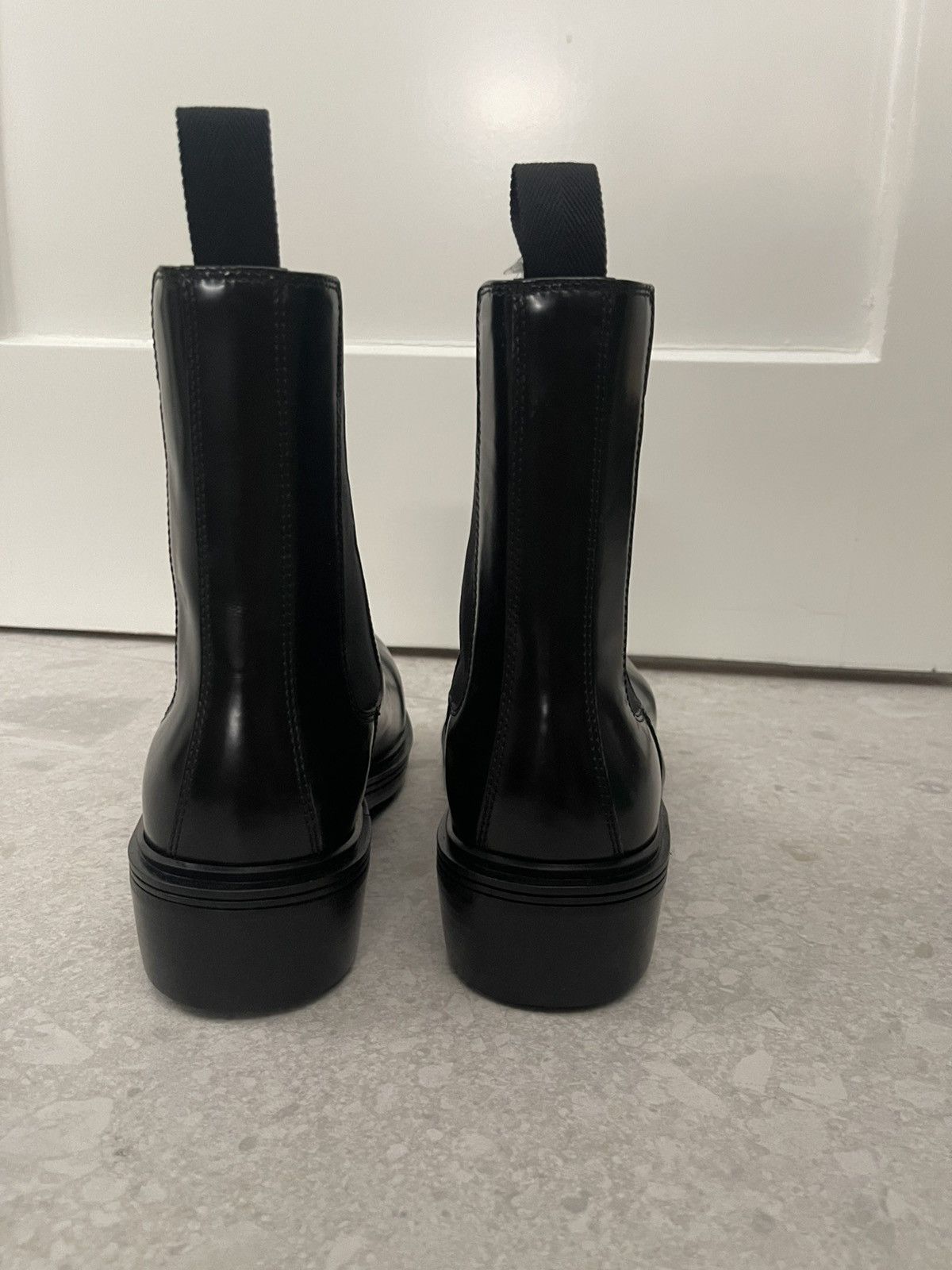 Bottega Veneta Fireman Ankle Boots Brushed Vinyl Size US 12 / EU 45 - 5 Thumbnail