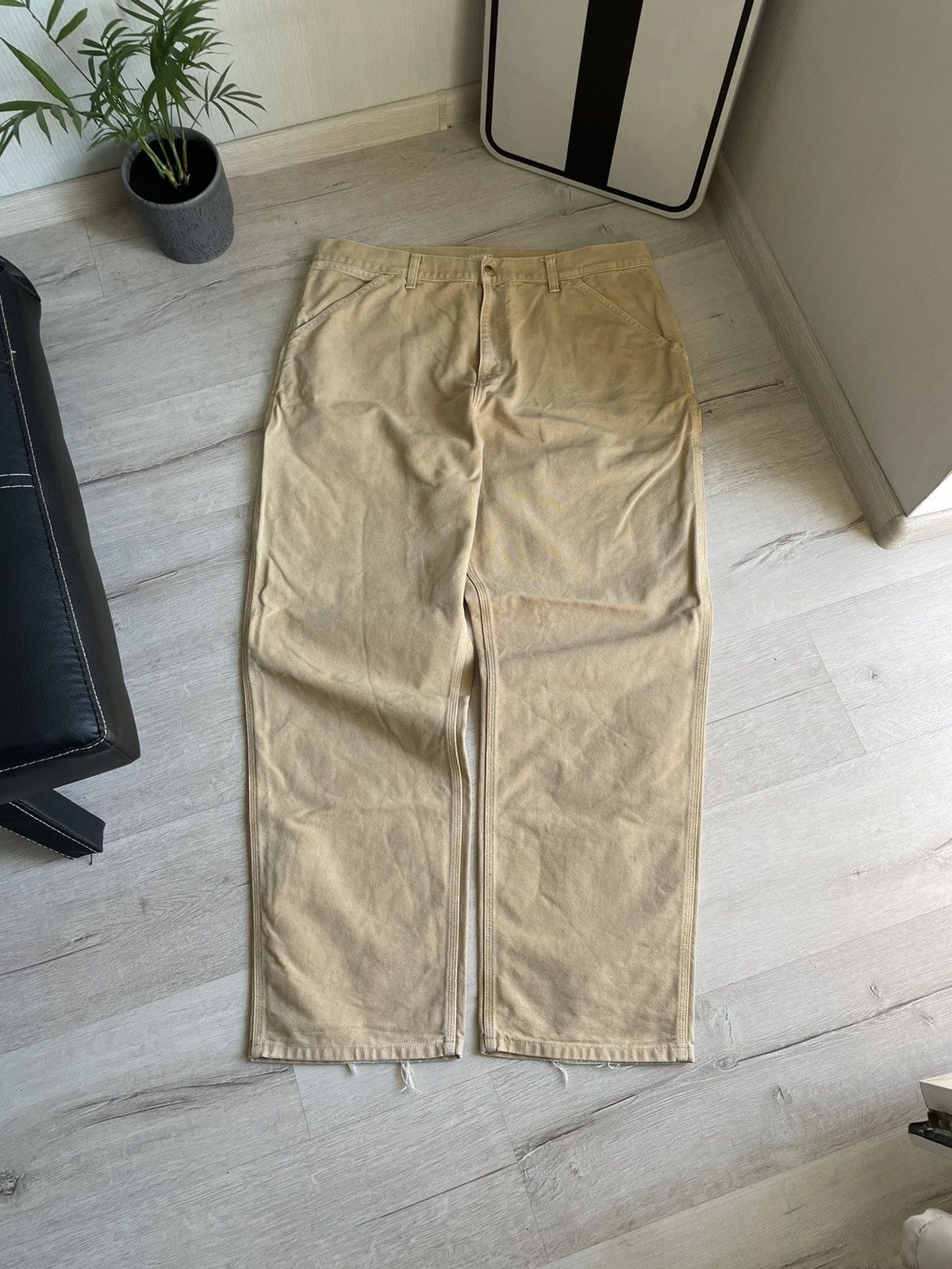 Vintage Vintage Carhartt Wip Single Knee Pant Carpenter Grunge Y2k Size US 36 / EU 52 - 2 Thumbnail
