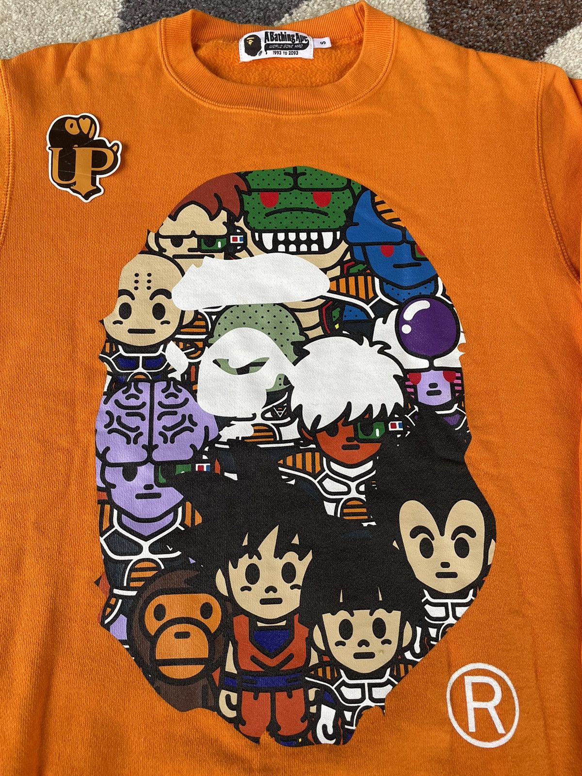 Bape Bape Dragon Ball Z Crewneck Sweatshirt Size US S / EU 44-46 / 1 - 3 Thumbnail