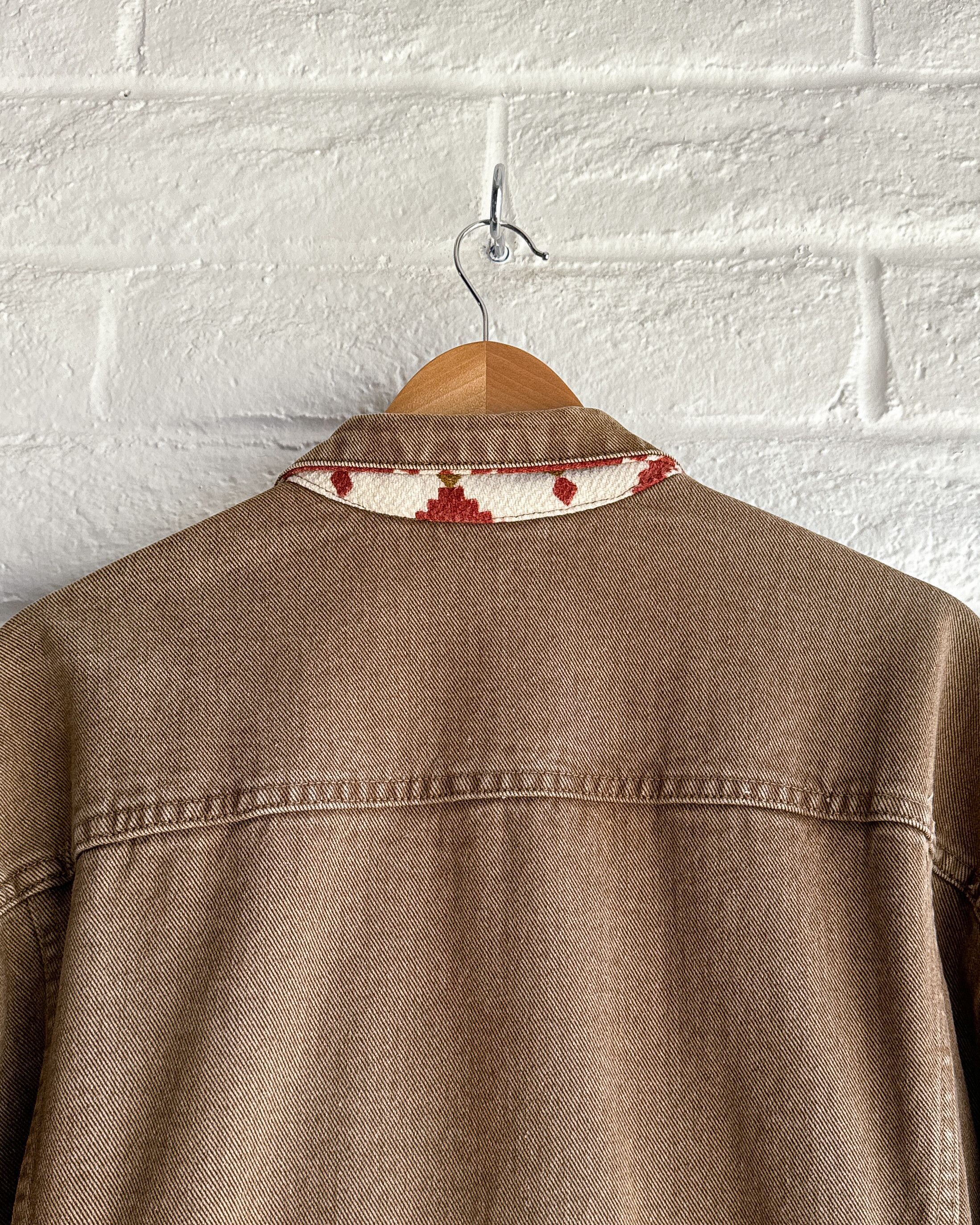 Levi's Vintage Levis Reversible Trucker Jacket Native Blanket Lined Size US L / EU 52-54 / 3 - 14 Thumbnail