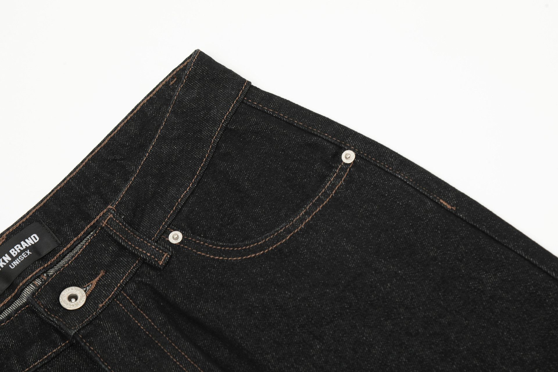 Japanese Brand × Jean American high street vintage black jeans washed Size US 32 / EU 48 - 4 Thumbnail