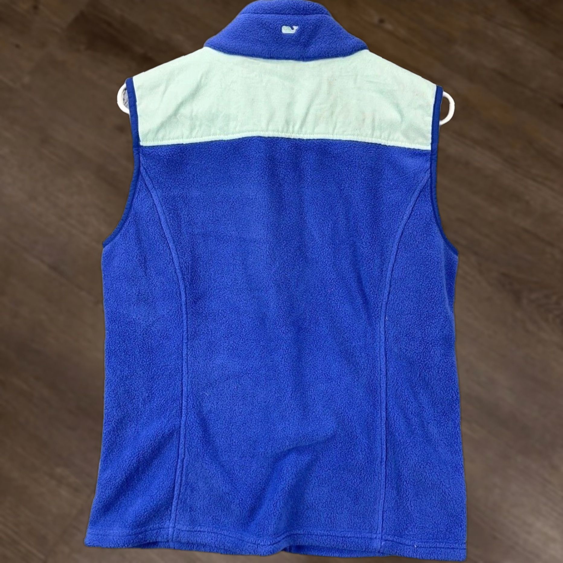 Vineyard Vines Vineyard Vines Vest Adult Medium Blue Colorblock Full Zip Fleece Pocket Mens Size US M / EU 48-50 / 2 - 1 Thumbnail
