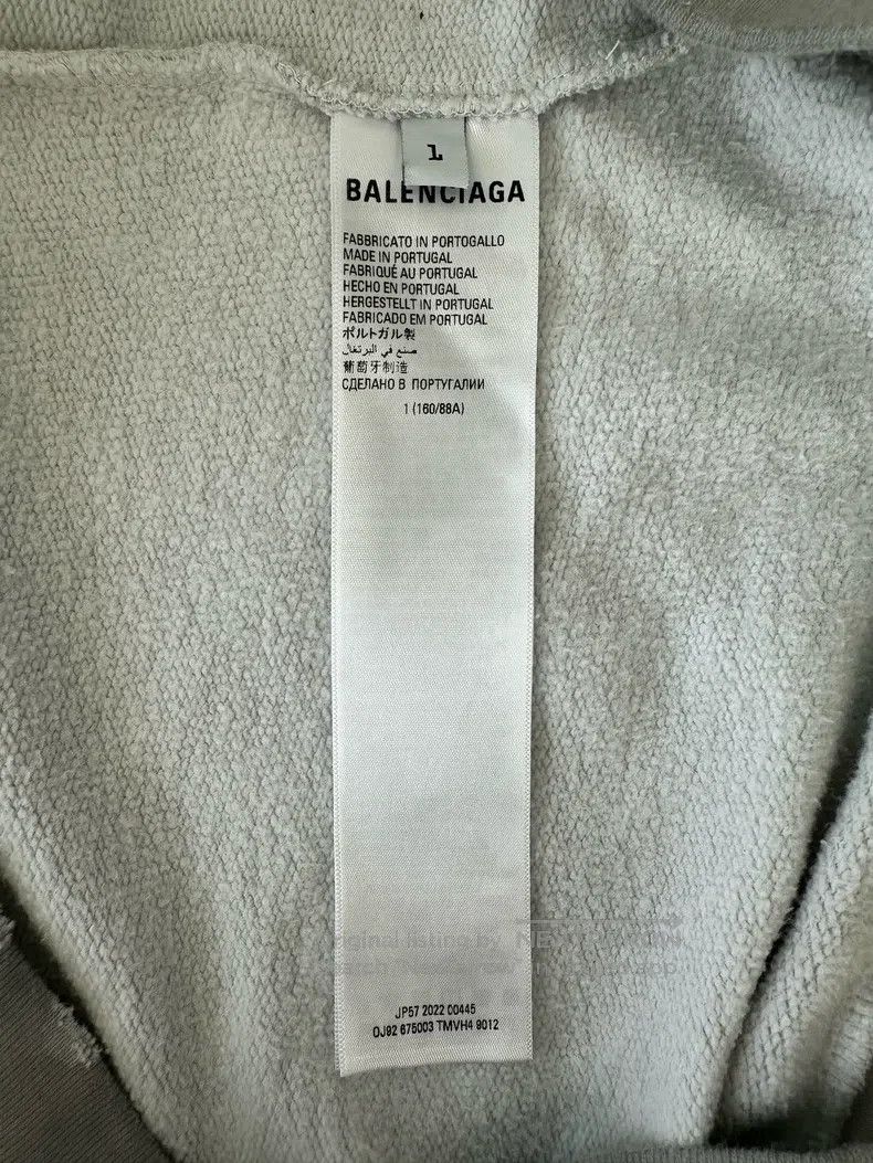 Balenciaga Balenciaga Colorful Letter Pattern Printed Hooded Long Sle Size S / US 4 / IT 40 - 5 Thumbnail