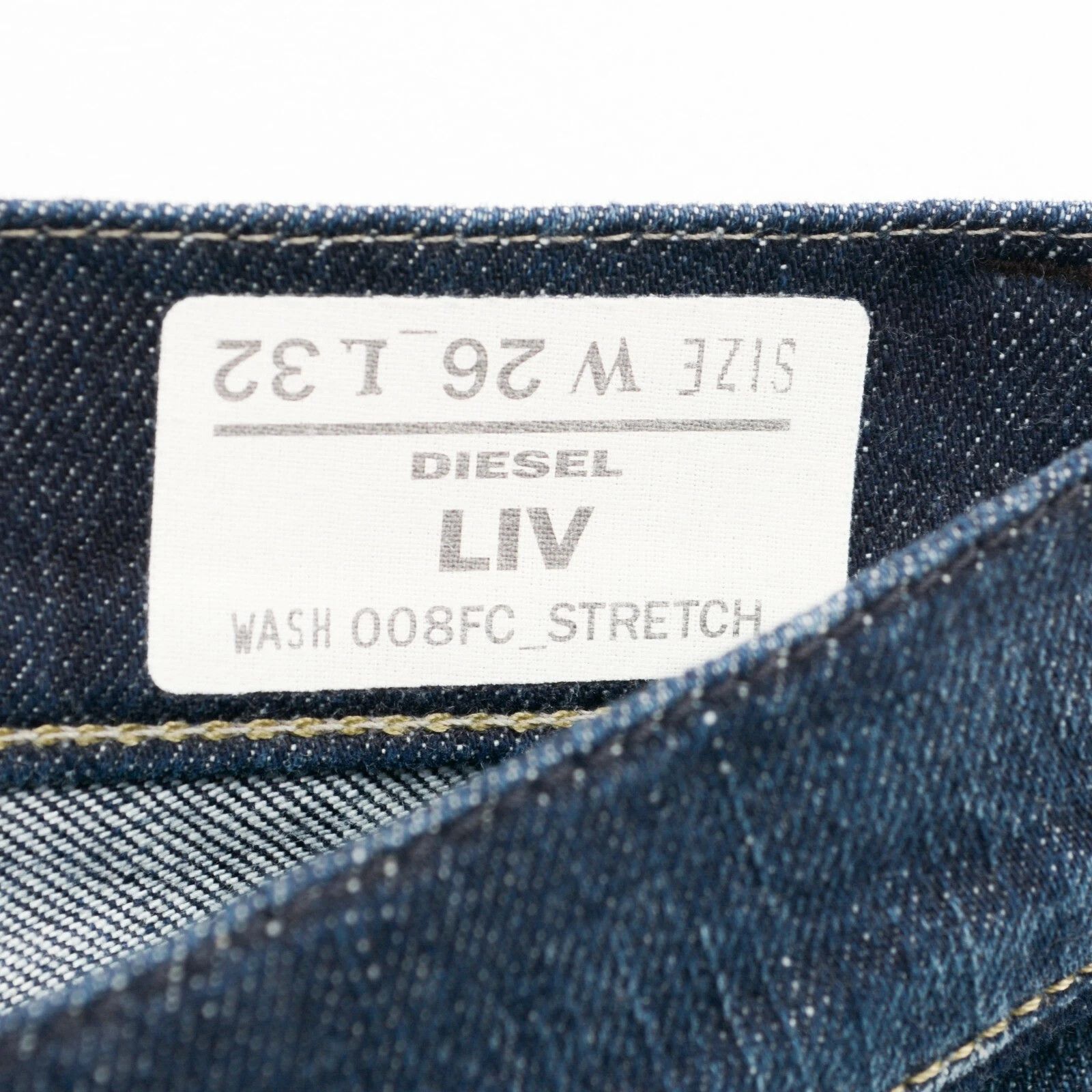 Diesel LIV Stretch Women's W26 L32 Jeans Straight Low Rise Trousers Size 26" / US 2 / IT 38 - 5 Thumbnail