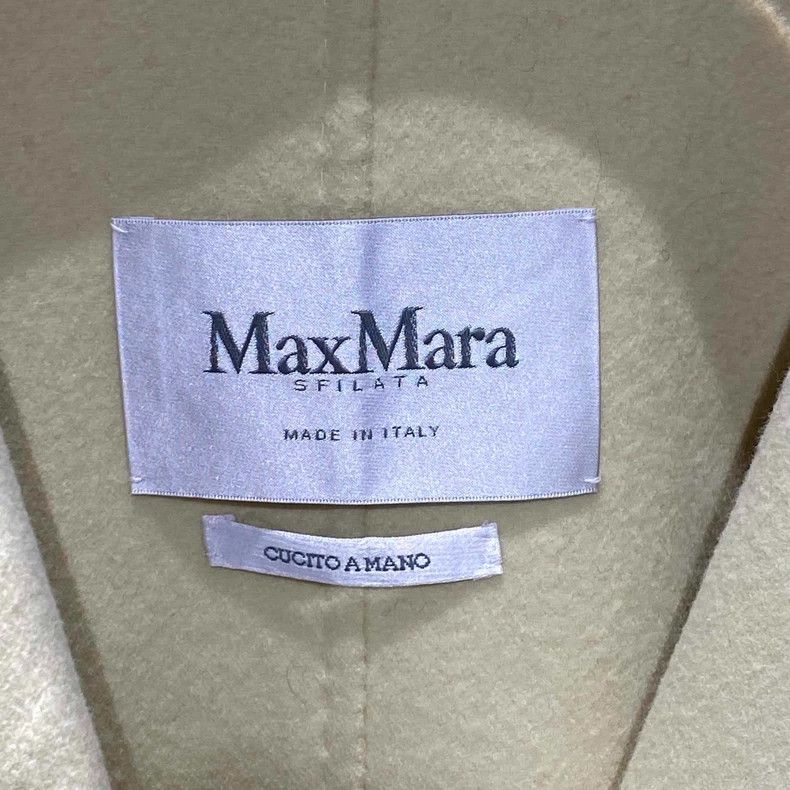 Max Mara Max Mara 101 801 Spring/Summer Light Yellow Cashmere Coat Size M / US 6-8 / IT 42-44 - 3 Thumbnail