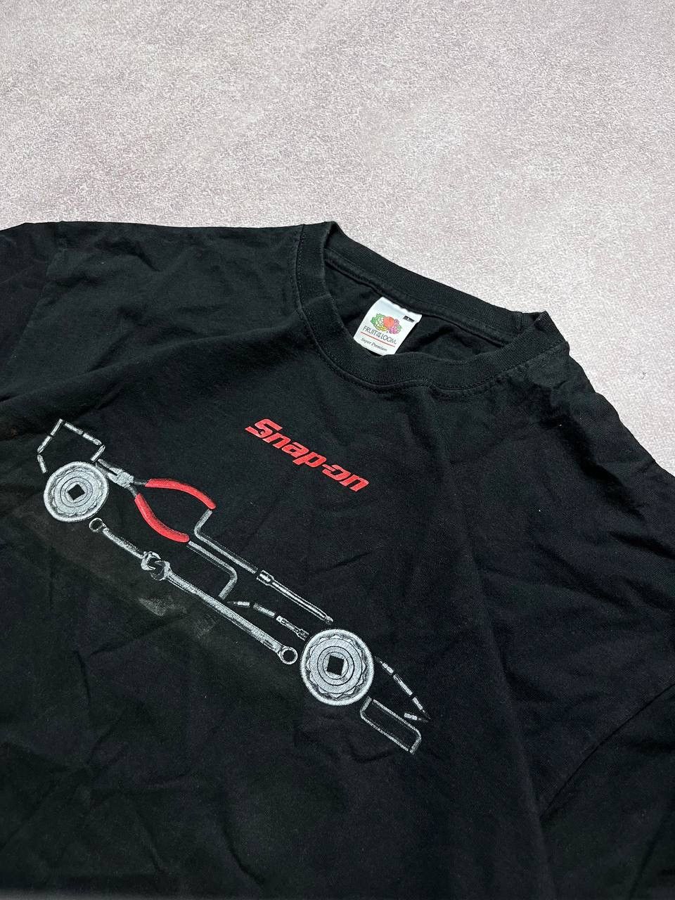 Vintage Vintage F-1 Snap-on Boxy T-shirt Y2K L Size US L / EU 52-54 / 3 - 3 Thumbnail