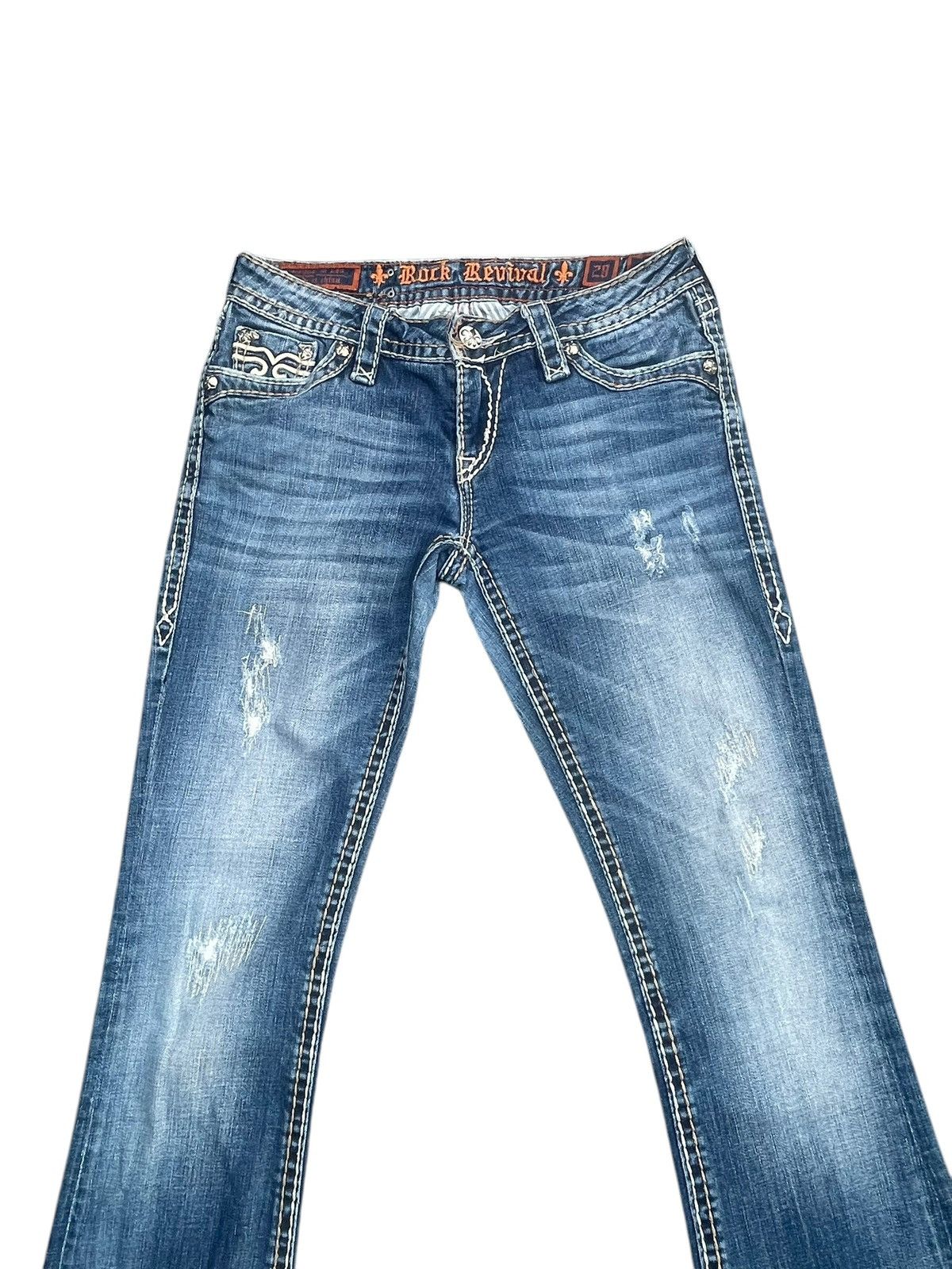 Rock Revival Rock Revival Penny Bootcut Distresed Jeans Size 30" / US 8 / IT 44 - 3 Thumbnail