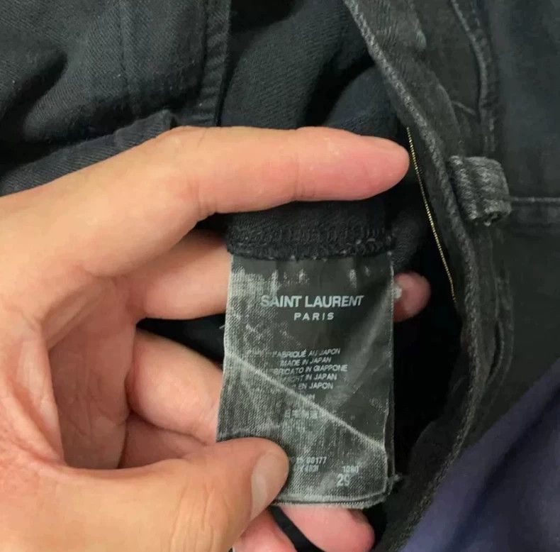 Saint Laurent Paris Saint laurent paris Black knife cut jeans 2506-Nextarrow Size US 29 - 3 Thumbnail