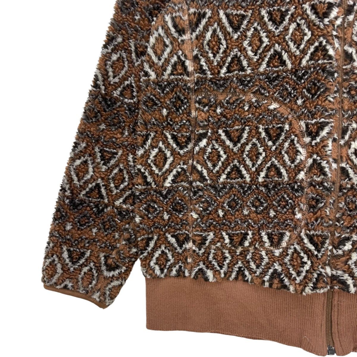 Japanese Brand 💥Good Day Deep Pile Fleece Hooded Navajo Jacket Size US S / EU 44-46 / 1 - 5 Thumbnail