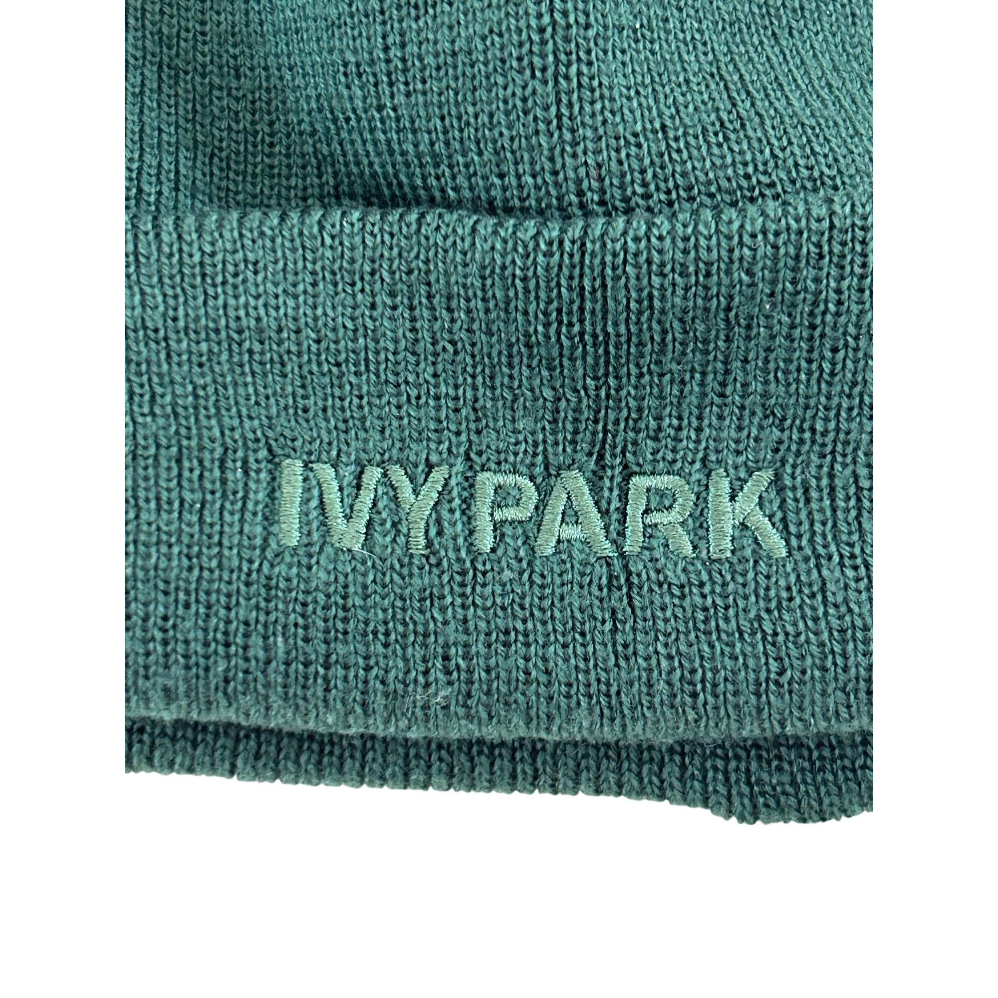Adidas × Ivy Park Adidas x Ivy Park Knitted Beanie Dark Green Logos Stretchy C Size ONE SIZE - 3 Thumbnail