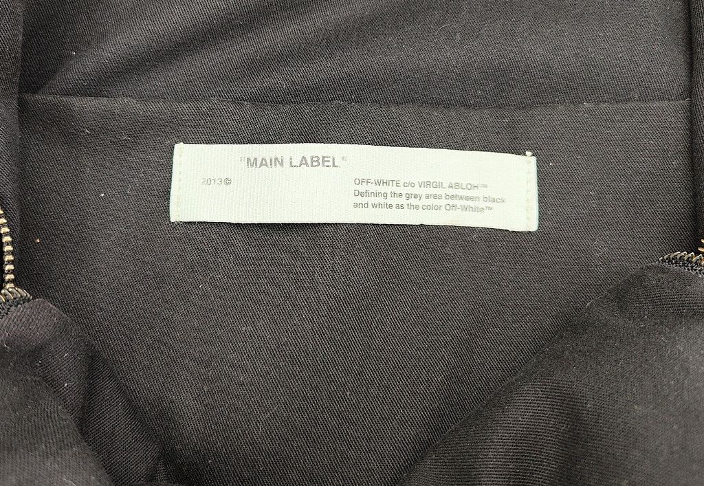 Off-White OFF WHITE distressed illusion logo black backpack Size ONE SIZE - 5 Thumbnail