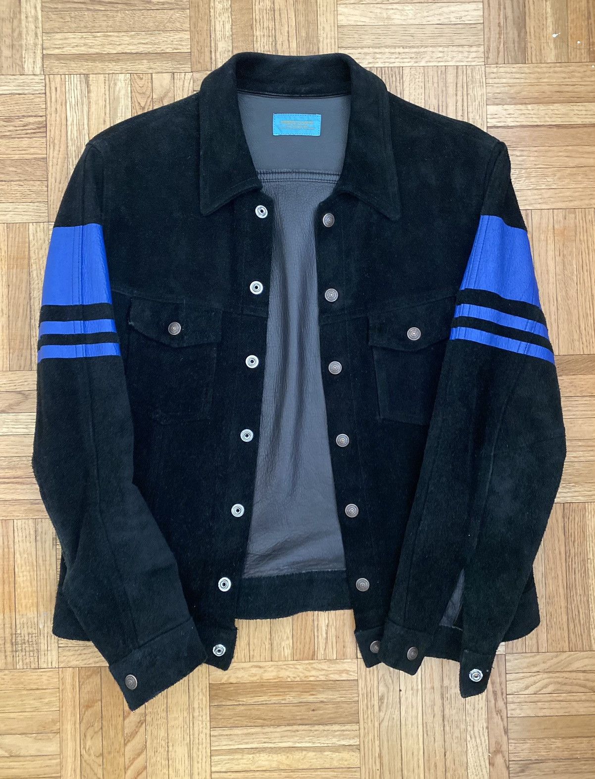 Undercover Undercover AW97 LEAF Suede Trucker Jacket *LAST DROP* Size US M / EU 48-50 / 2 - 1 Thumbnail