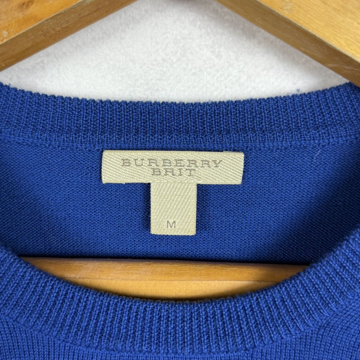 Burberry Burberry Brit Elbow Patches Merino Wool Jumper Sweater M Size US M / EU 48-50 / 2 - 6 Thumbnail